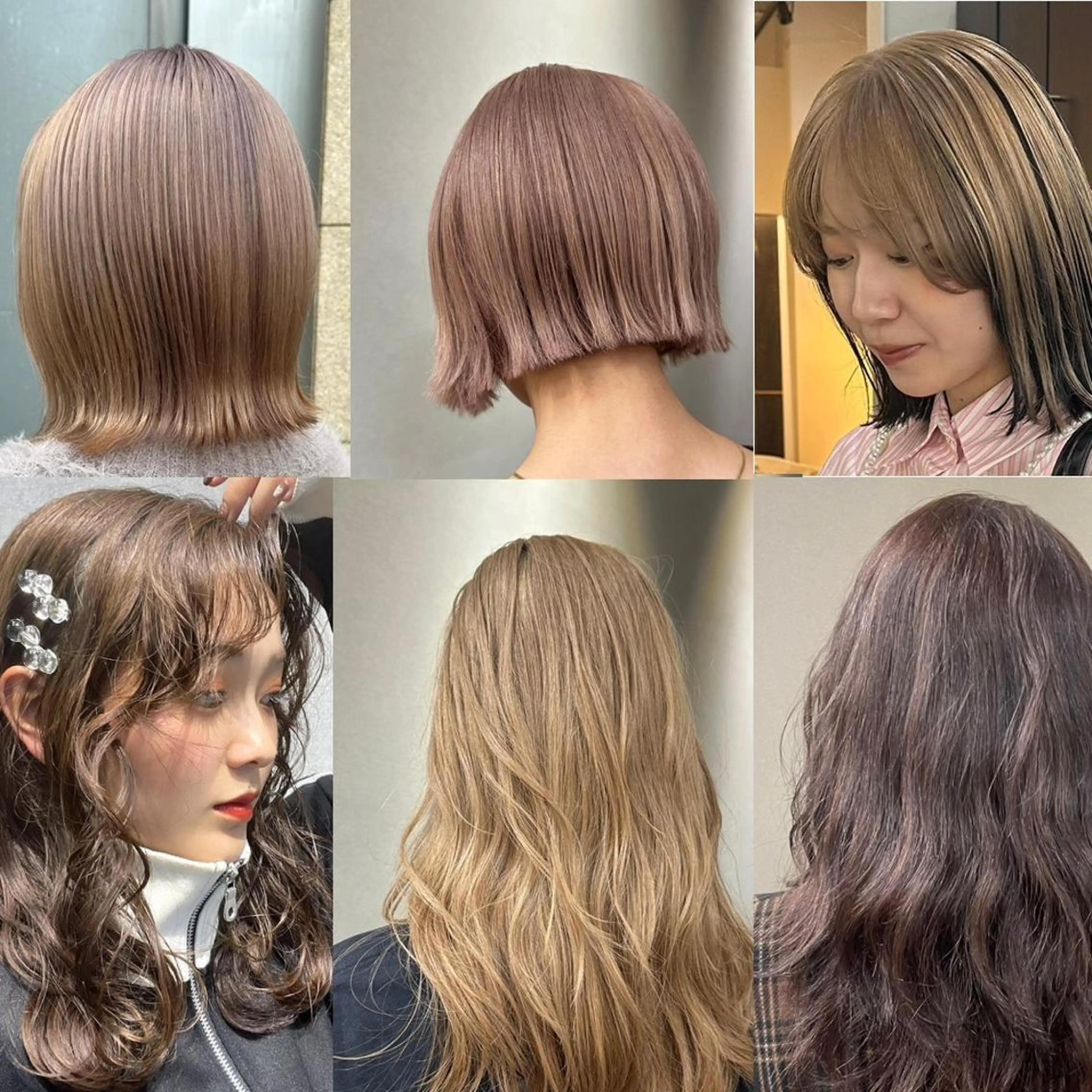 セミロング カラー ベージュカラー ブリーチ グレージュ 福岡ヘアセット/ 髪質改善/ayaneのヘアスタイル