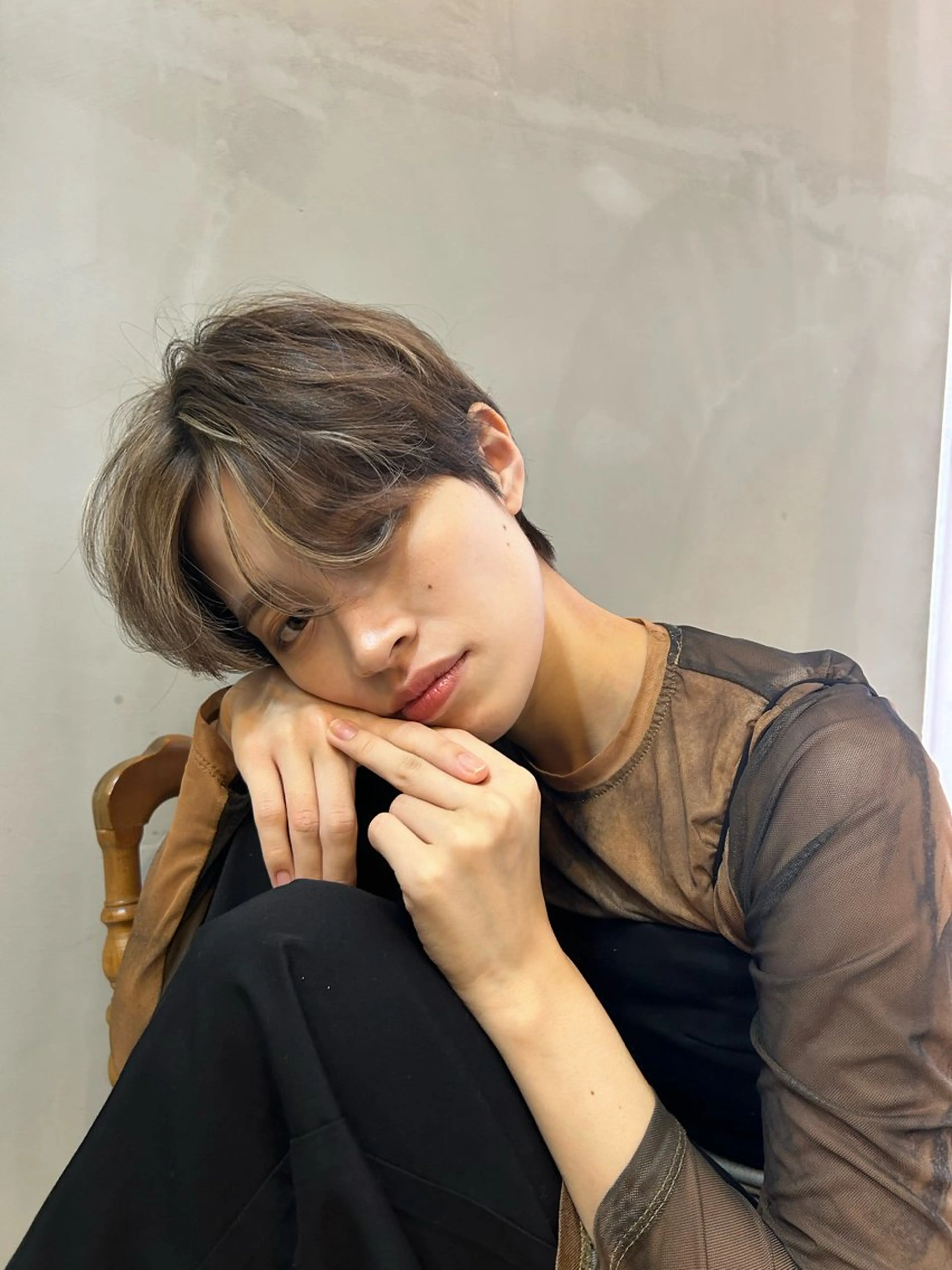 ショート カット ヘアカラー トリートメント ショート/ボブ/ 心斎橋/宮脇美奈のヘアスタイル