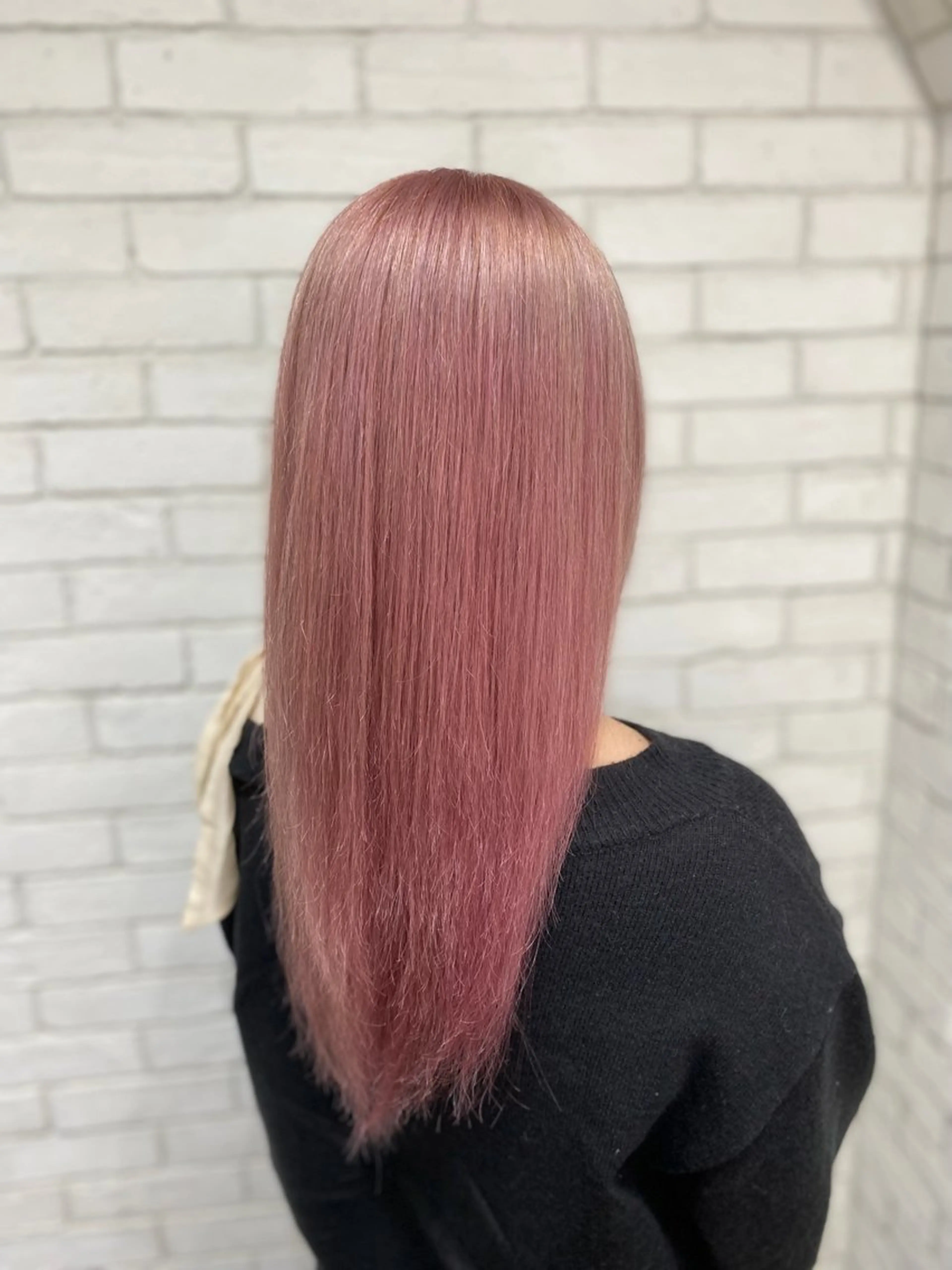 ロング カラー ヘアカラー トリートメント ヨシダ フミノリのヘアスタイル