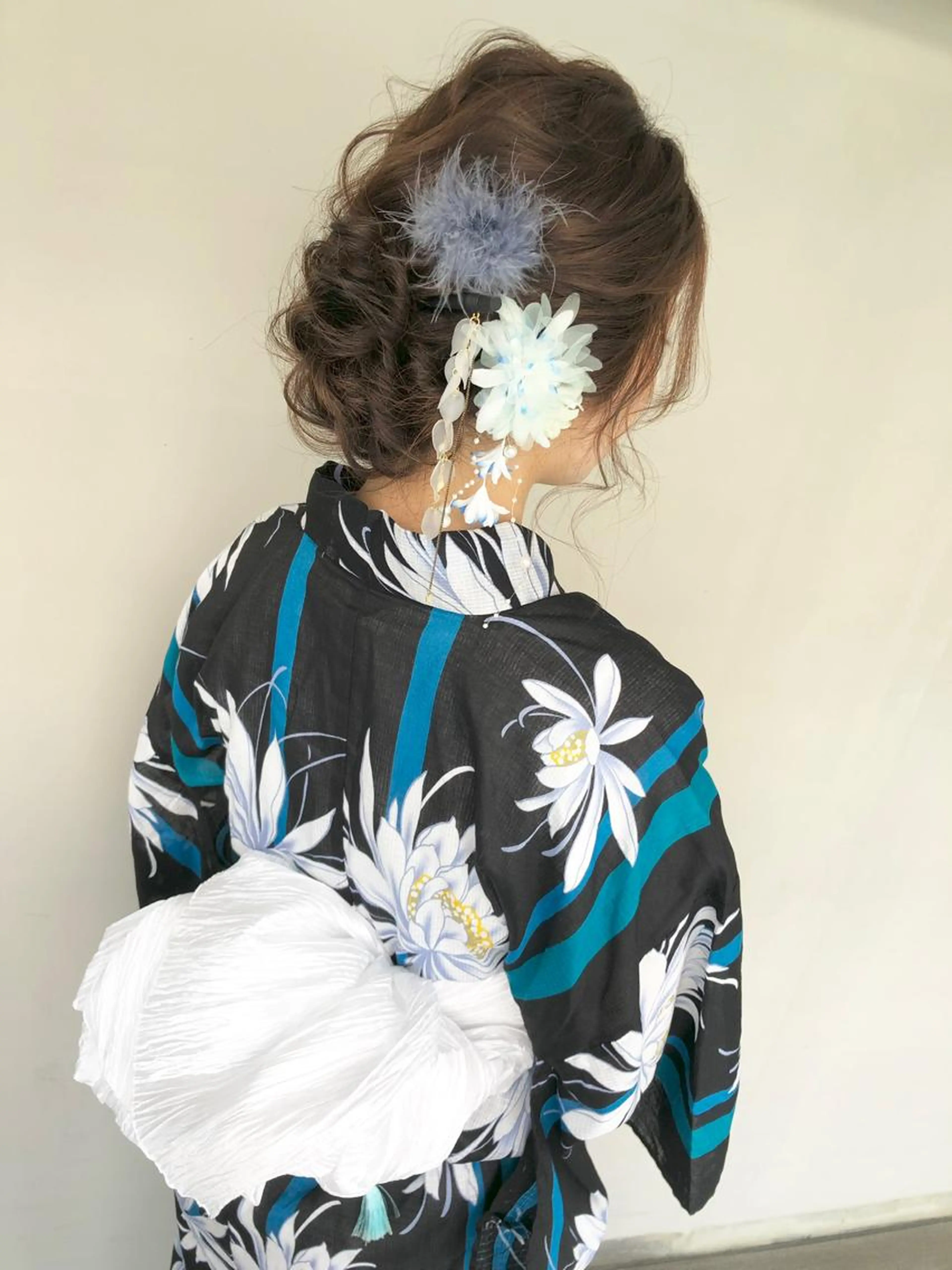 👘浴衣着付+おかわヘアセット🎆の写真