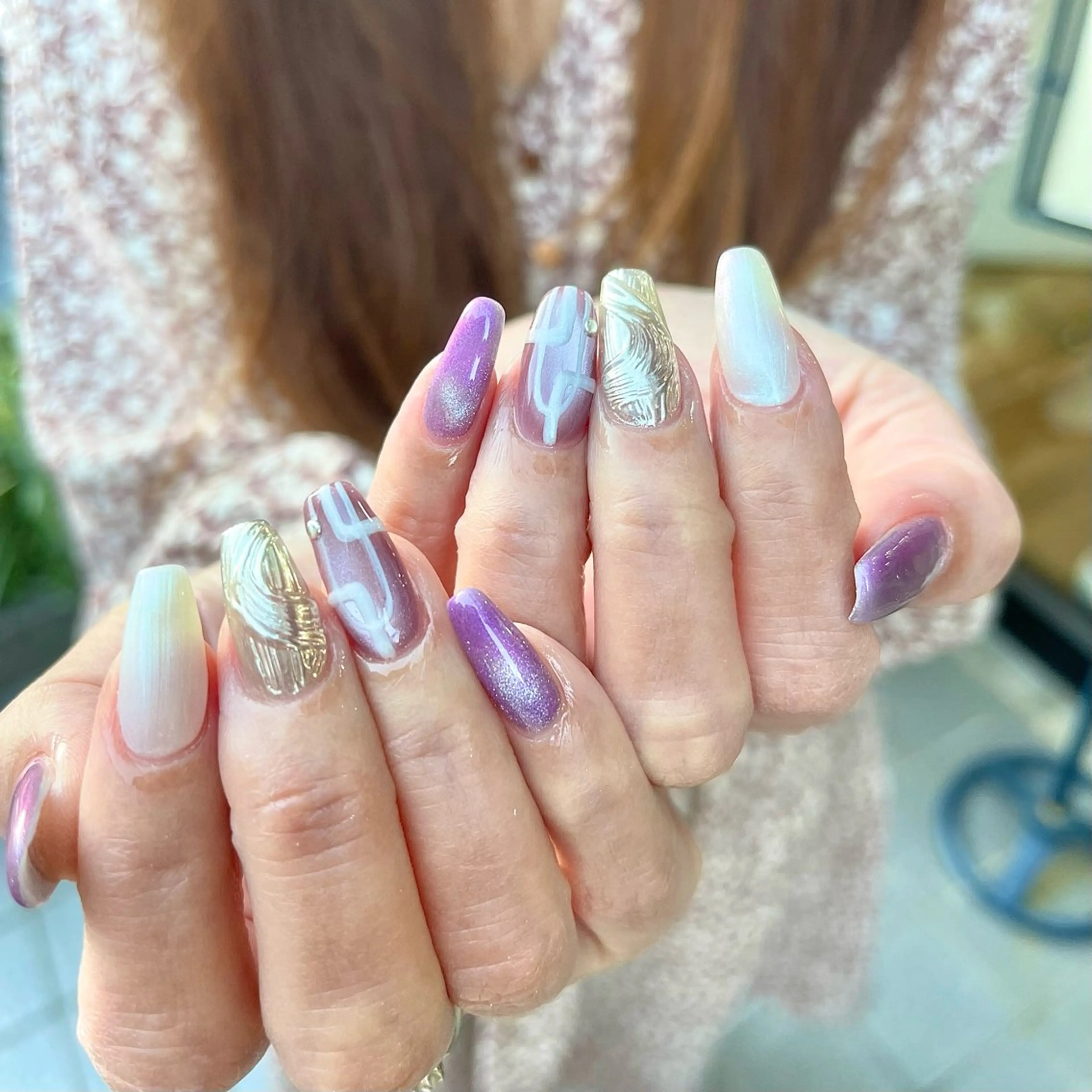 ネイル ハンドネイル 🤎🧸 Aya 🧸🤎のネイルデザイン