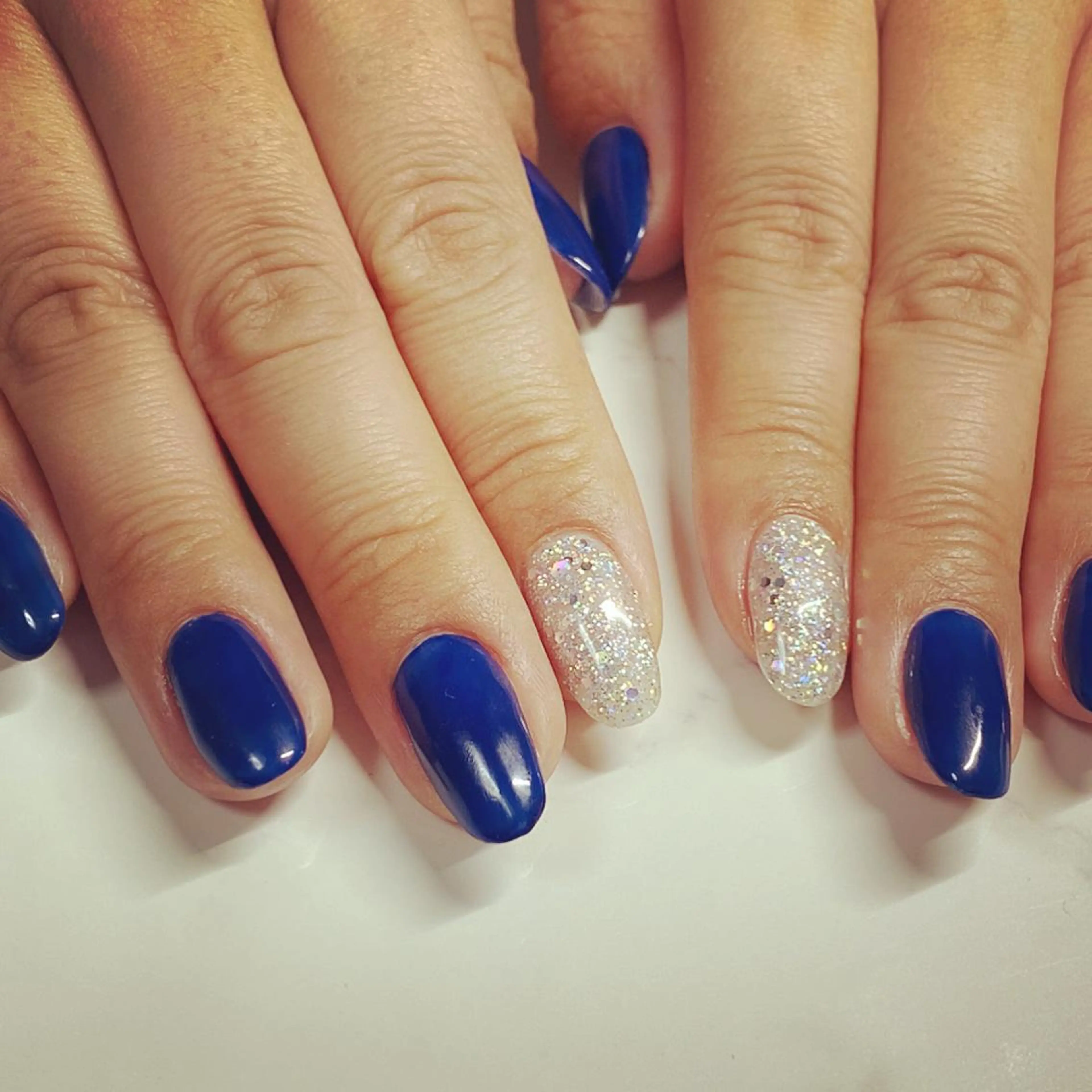 ネイル ラメ(グリッター) ワンカラーネイル akita kazumiのネイルデザイン