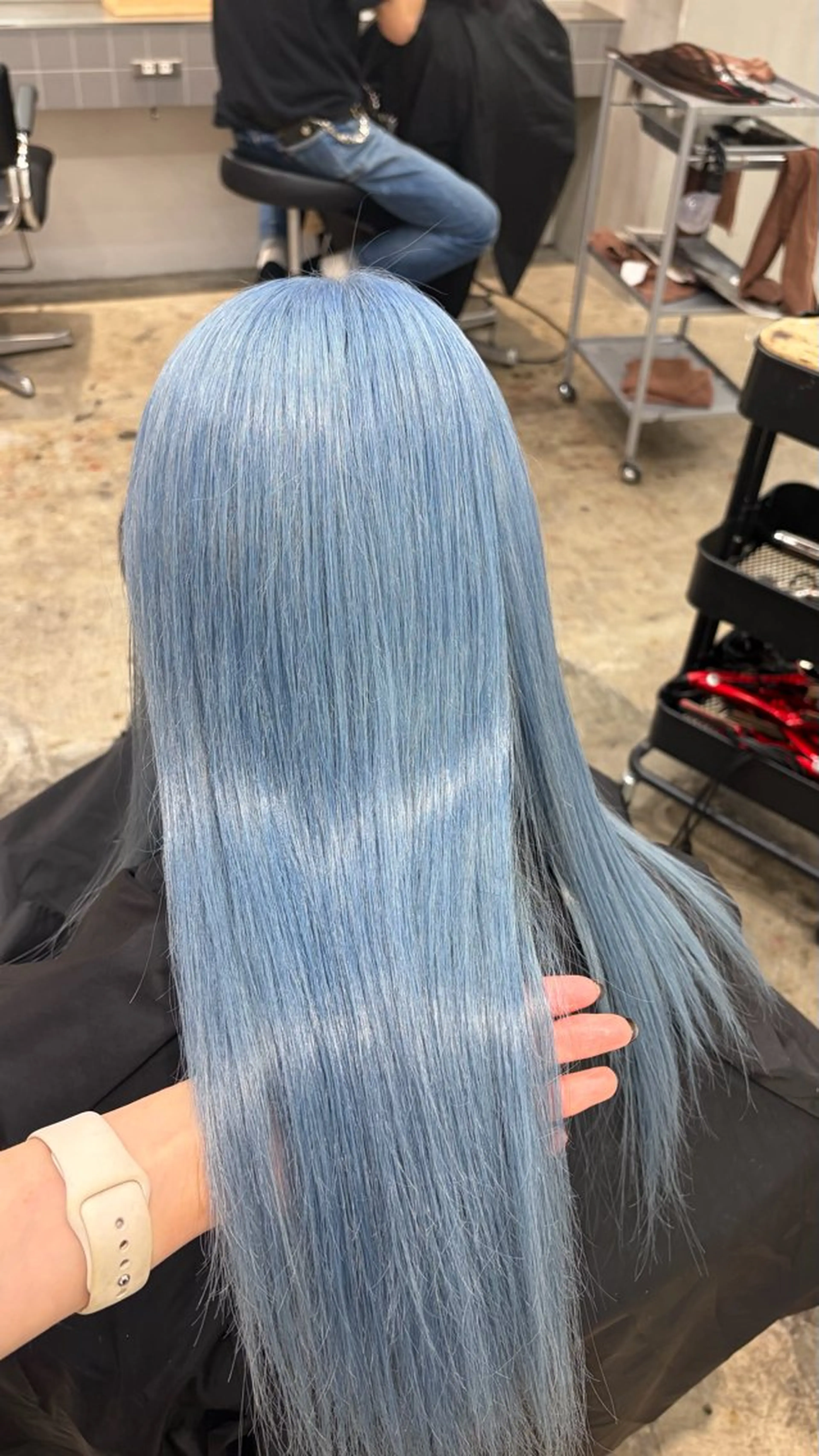 ミディアム ヘアカラー るかハイトーンピンク カラー/プルエクステのヘアスタイル