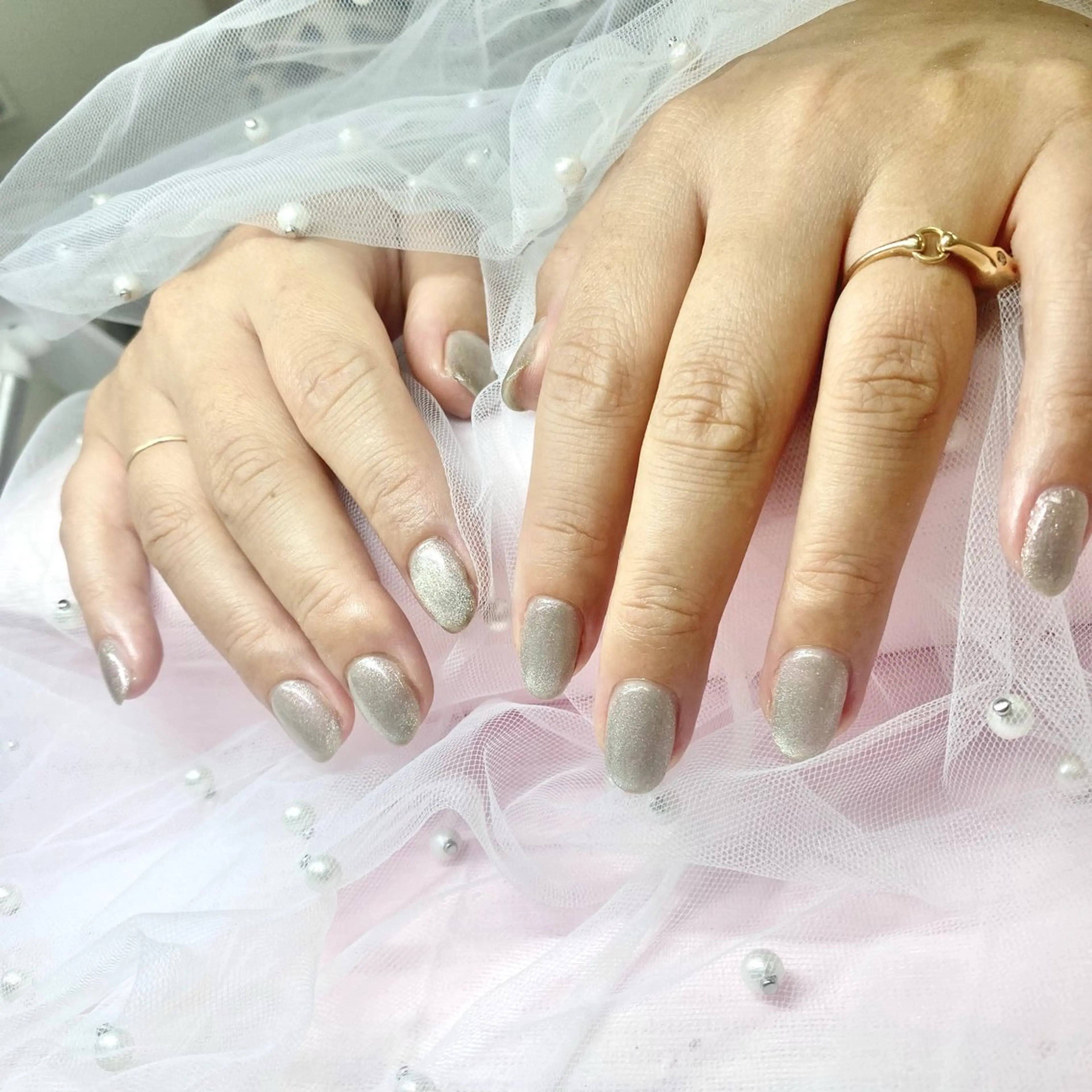 ネイル マグネットネイル シンプルネイル 遠藤 萌麻のネイルデザイン