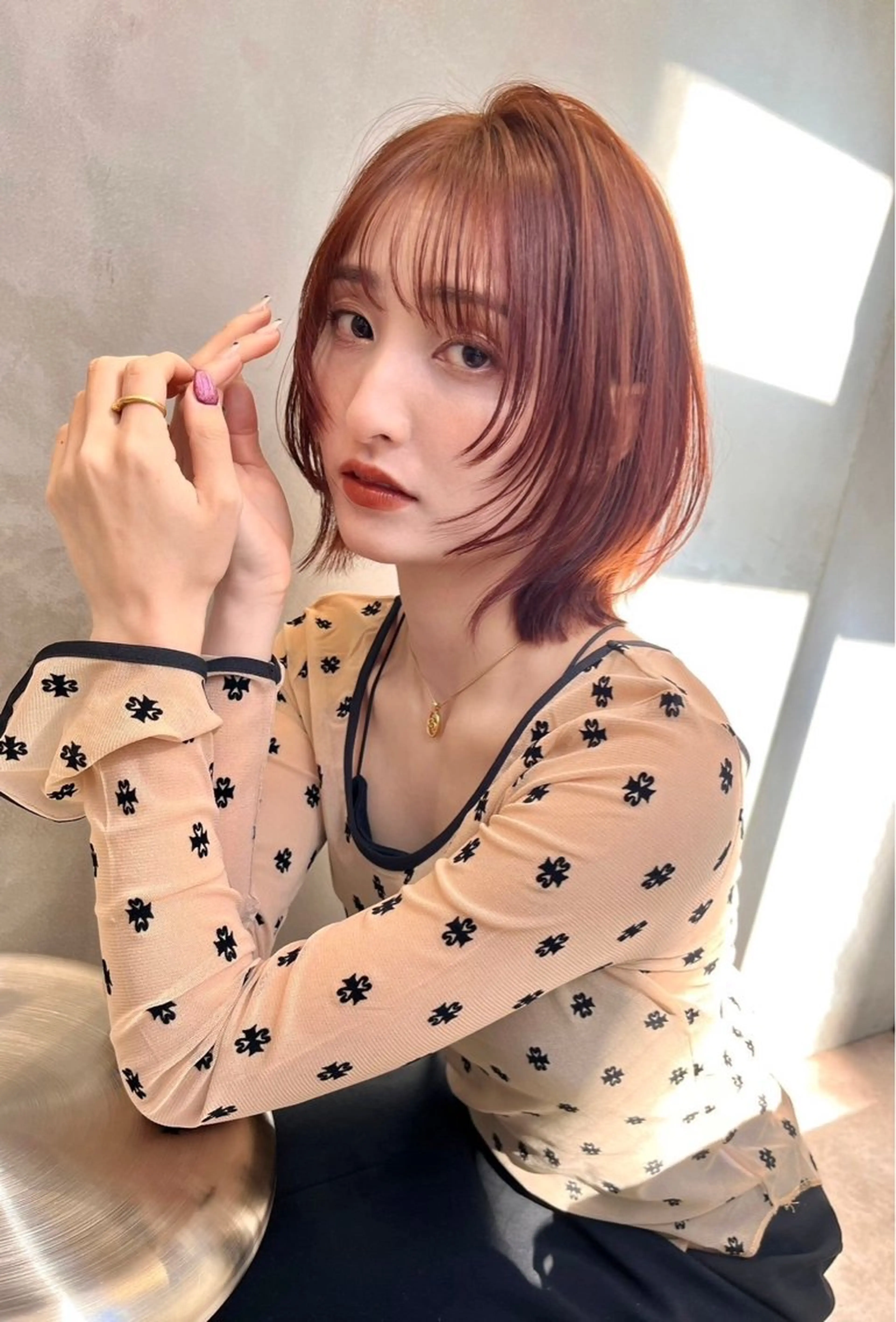 ショート 【韓国/レイヤー/ カラー】新井 望乃果のヘアスタイル