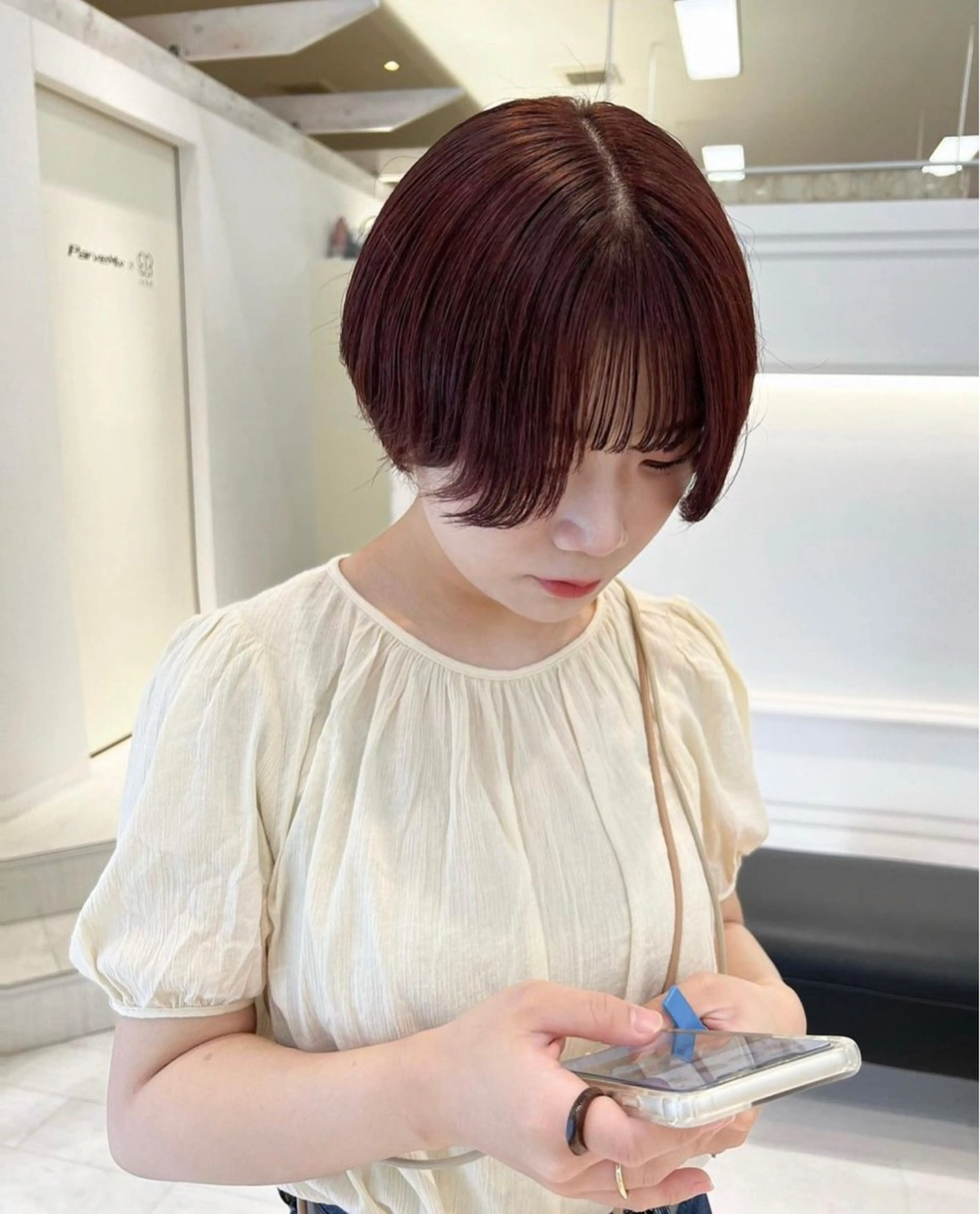 ショート カラー ParveMix 🪽鳥取彩花のヘアスタイル