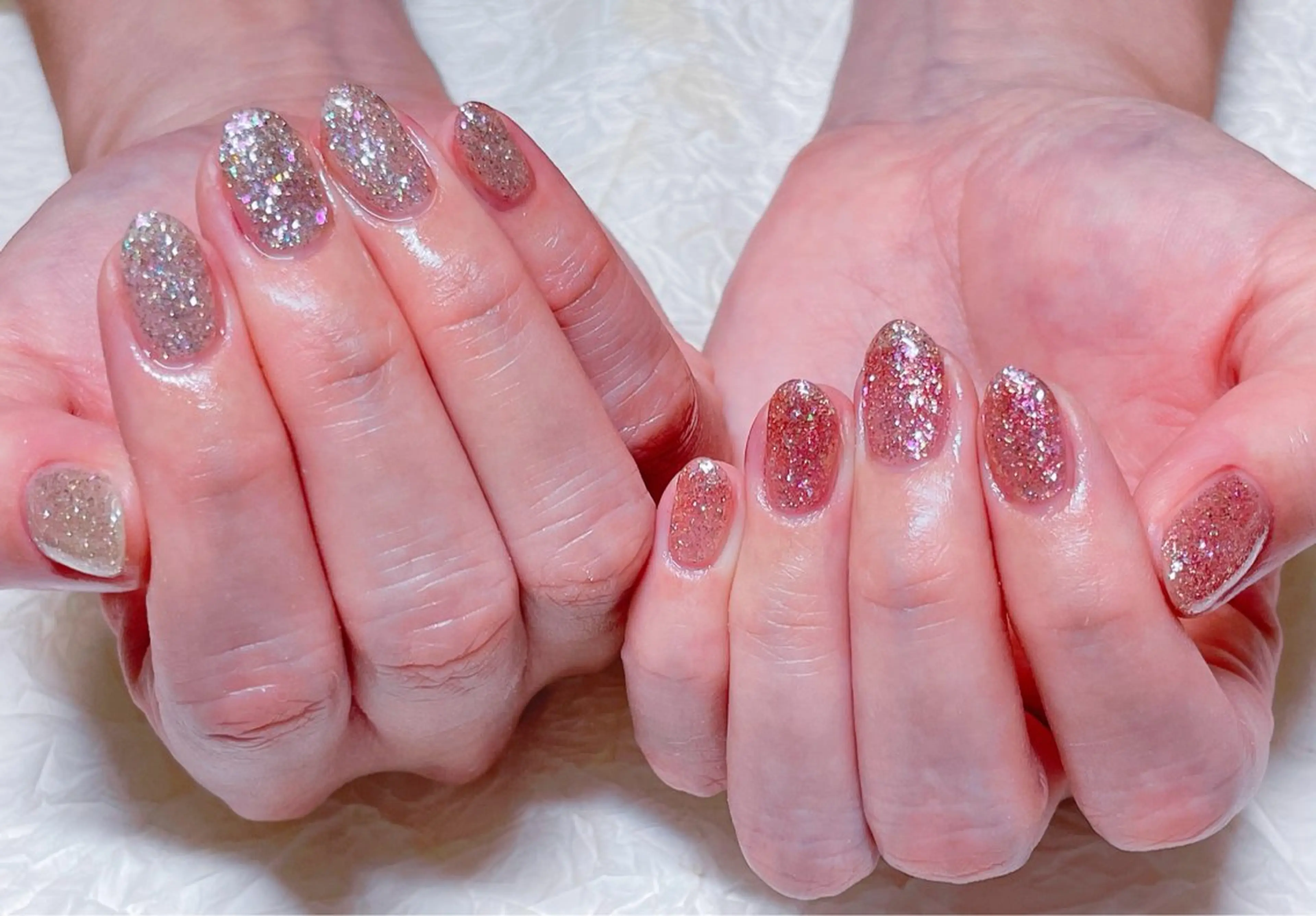 ネイル キラキラネイル ハンドネイル ハンドケア ゆ か_Nails💫のネイルデザイン