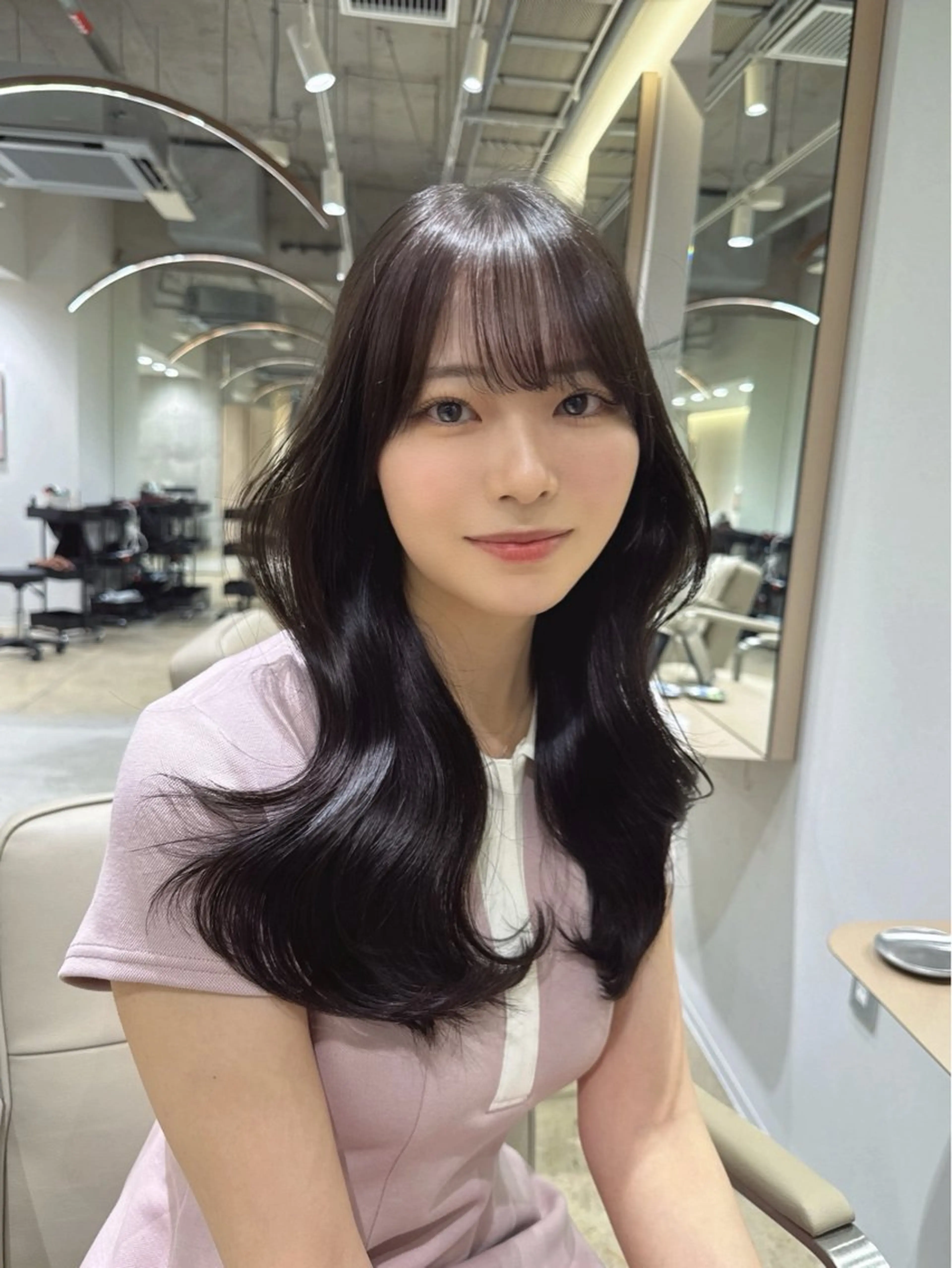 ロング カラー カット ヘアカラー トリートメント 🦋トレンドヘア🦋 竹内克弥のヘアスタイル