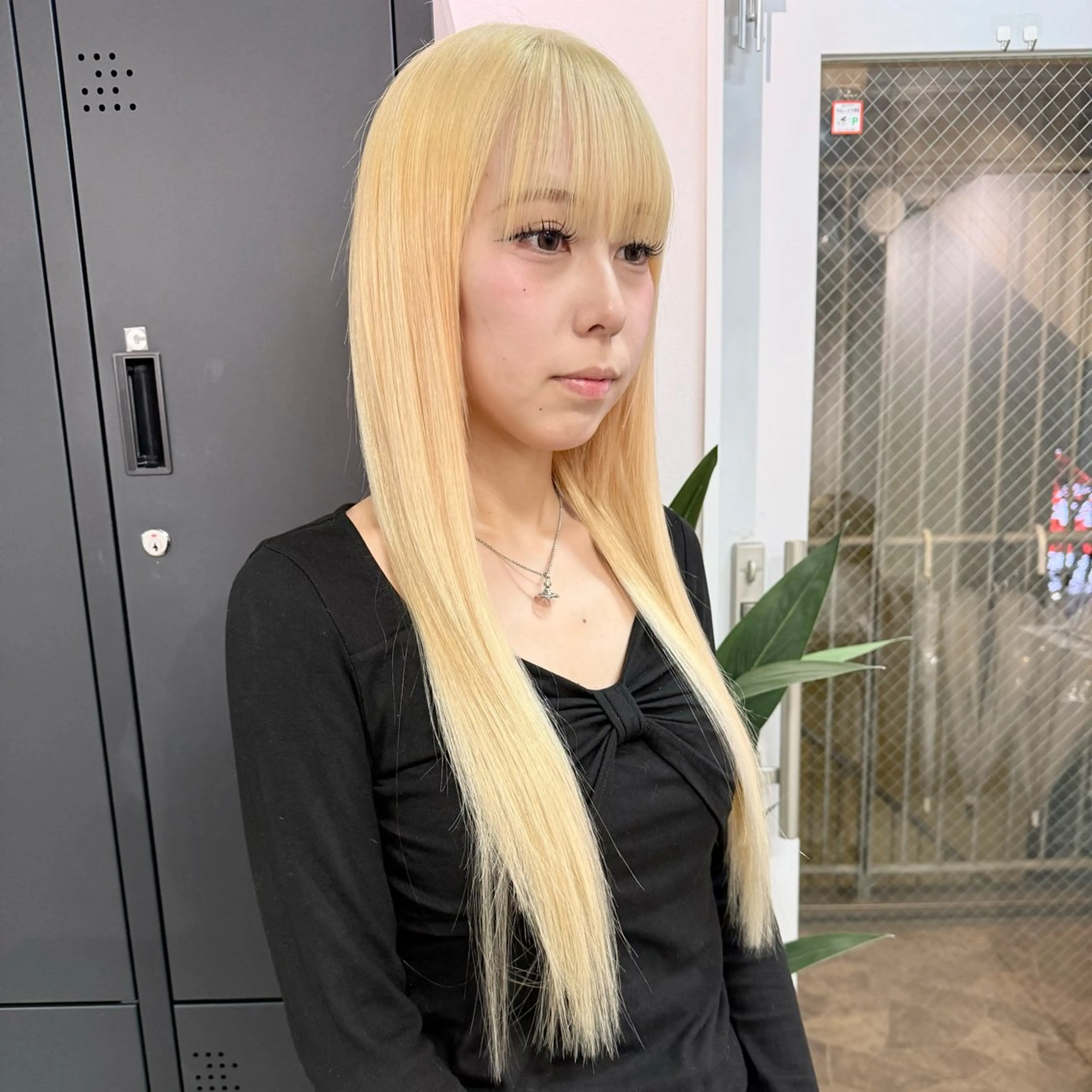 ロング カラー カット ヘアカラー エクステ ヘアセット 渋谷🎨ハイトーン× エクステ🎨レンのヘアスタイル