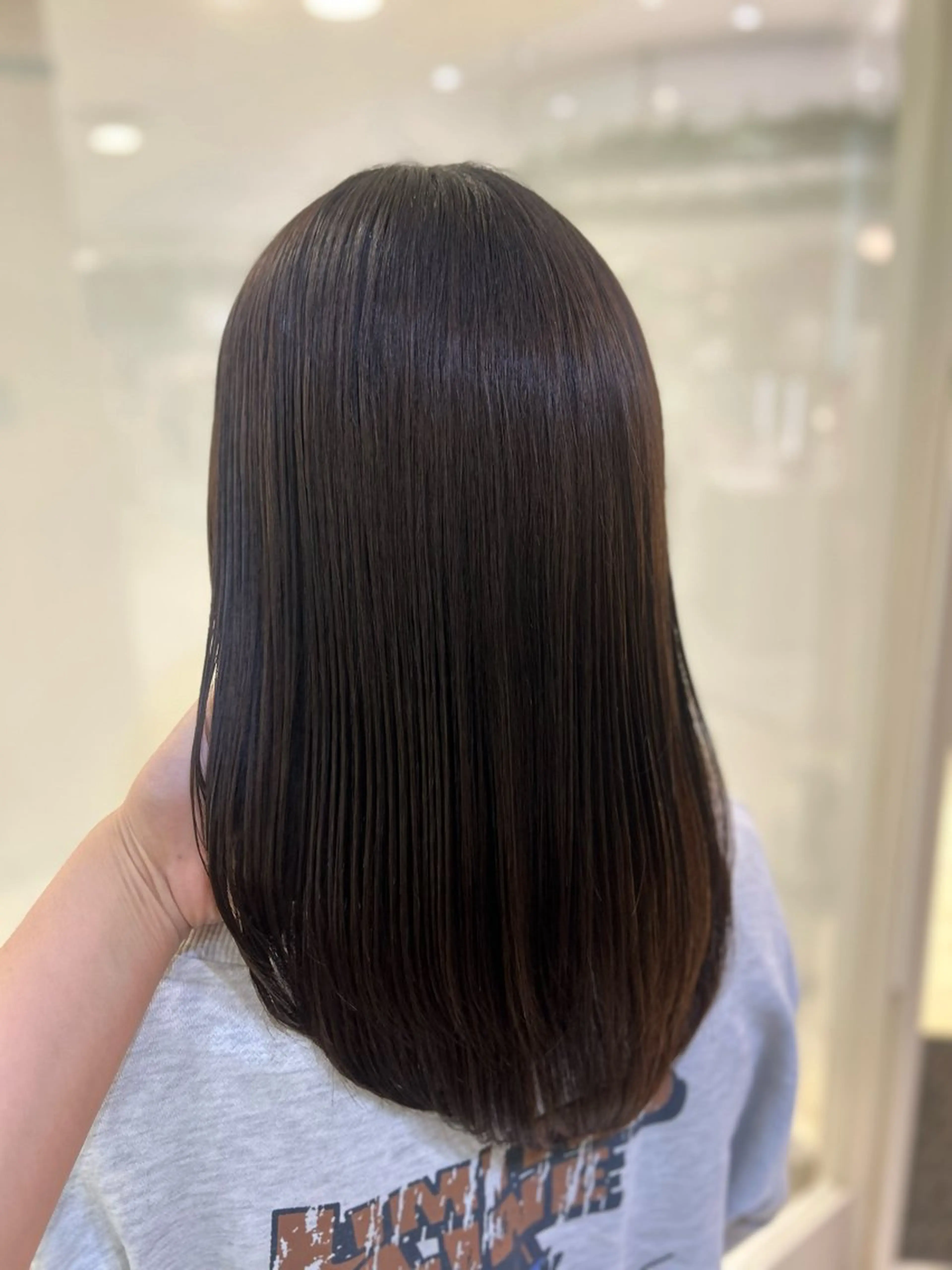 ミディアム カラー カット ヘアカラー トリートメント 髪質改善/縮毛矯正 ササキナツミのヘアスタイル