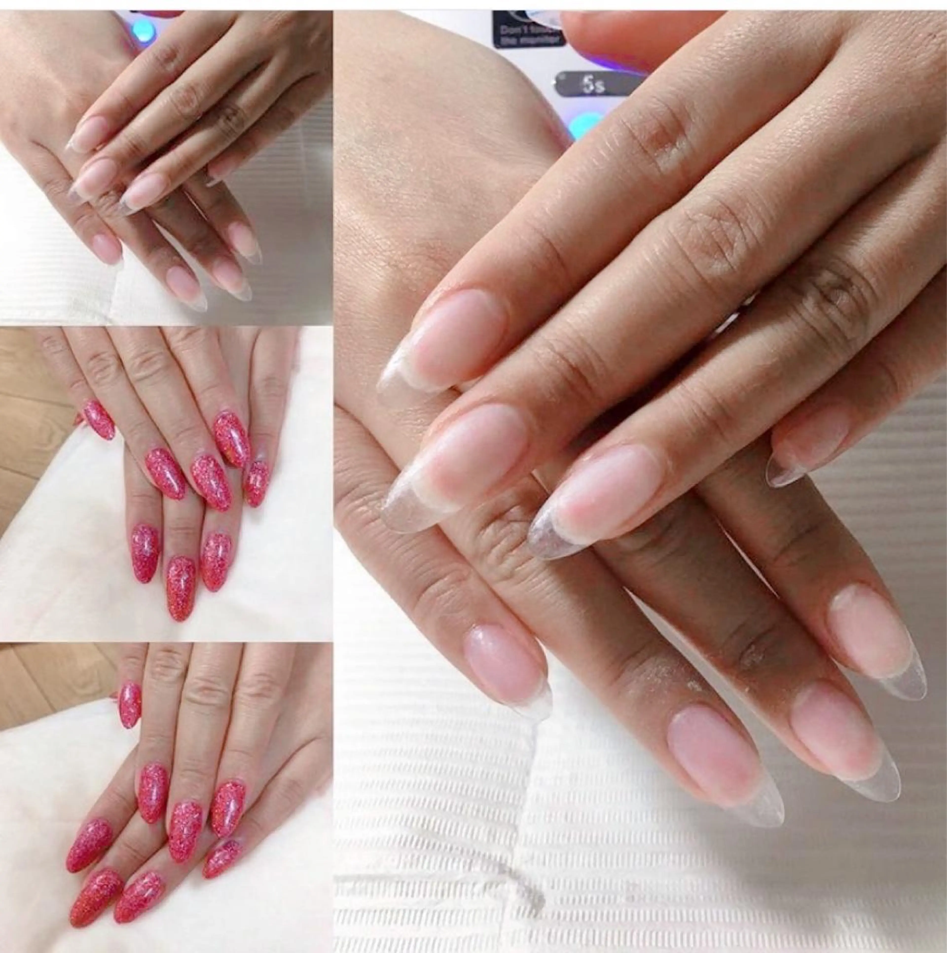 ネイル 長さ出し スカルプネイル ハンドネイル JINI NAIL所属・ジニ ネイルのネイルデザイン