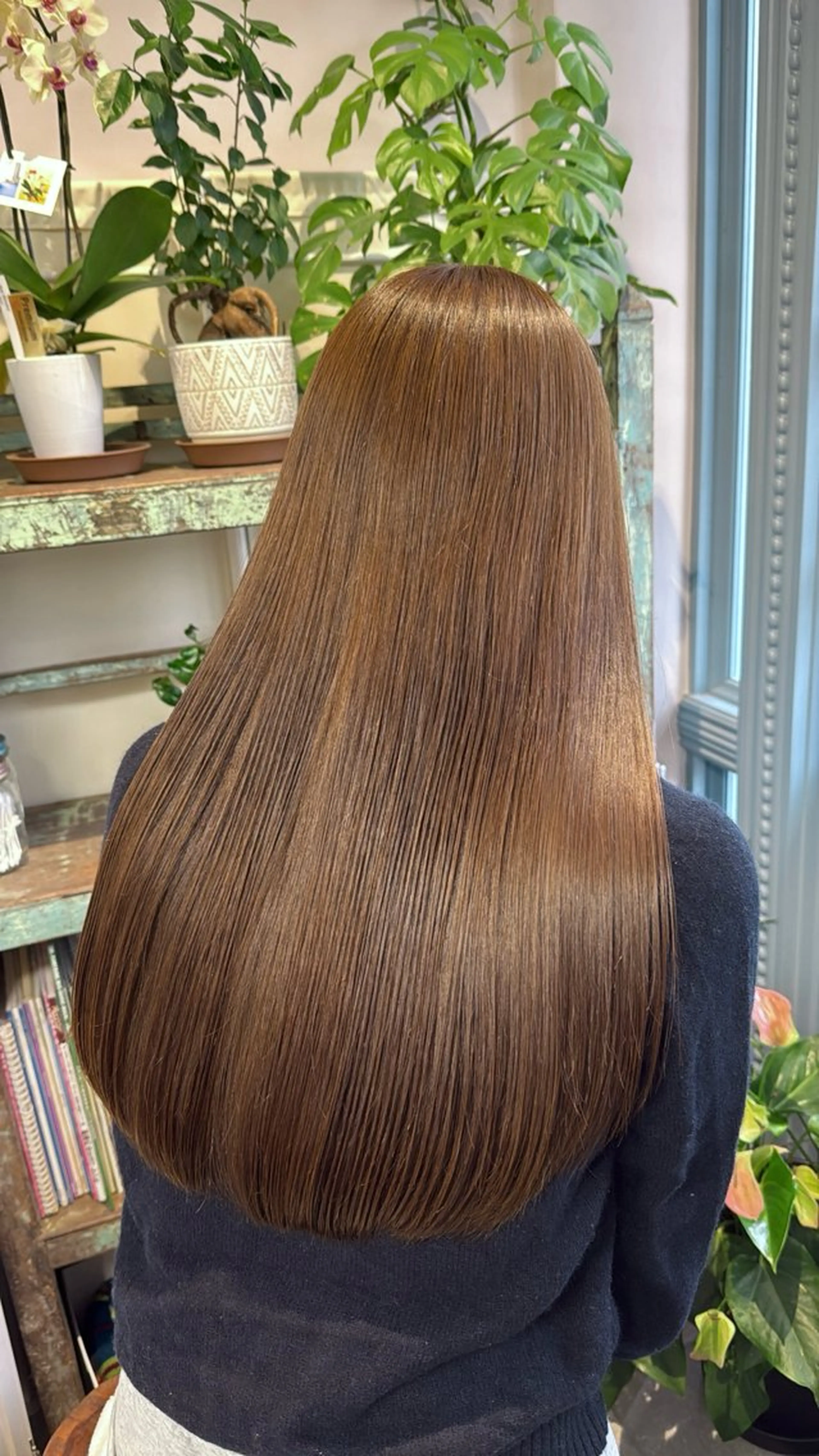 ロング カラー カット ヘアカラー トリートメント ヘッドスパ Sakura .のヘアスタイル