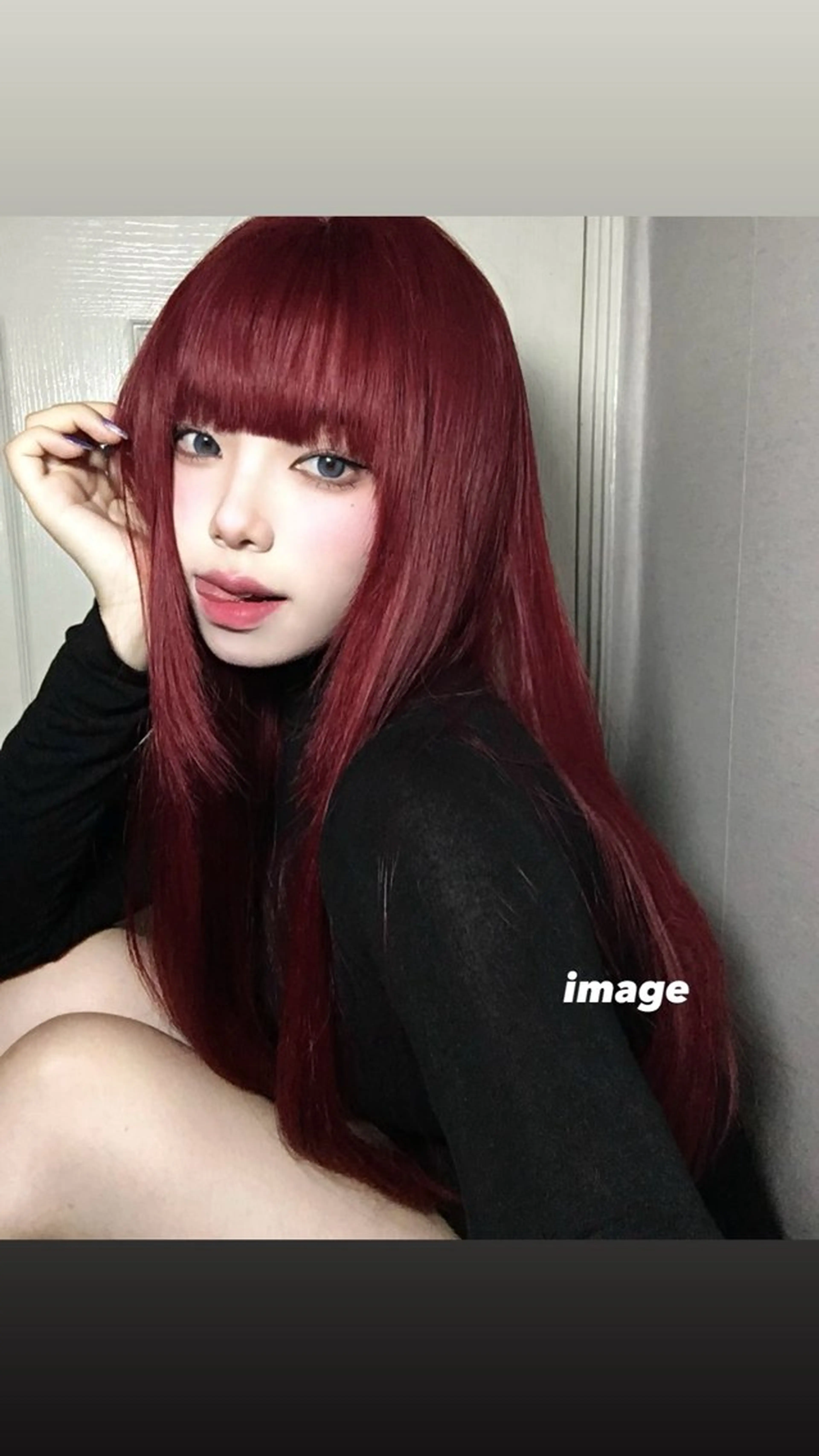 ロング ヘアカラー トリートメント Wカラー/暖色/べ ージュりく©︎🐝のヘアスタイル