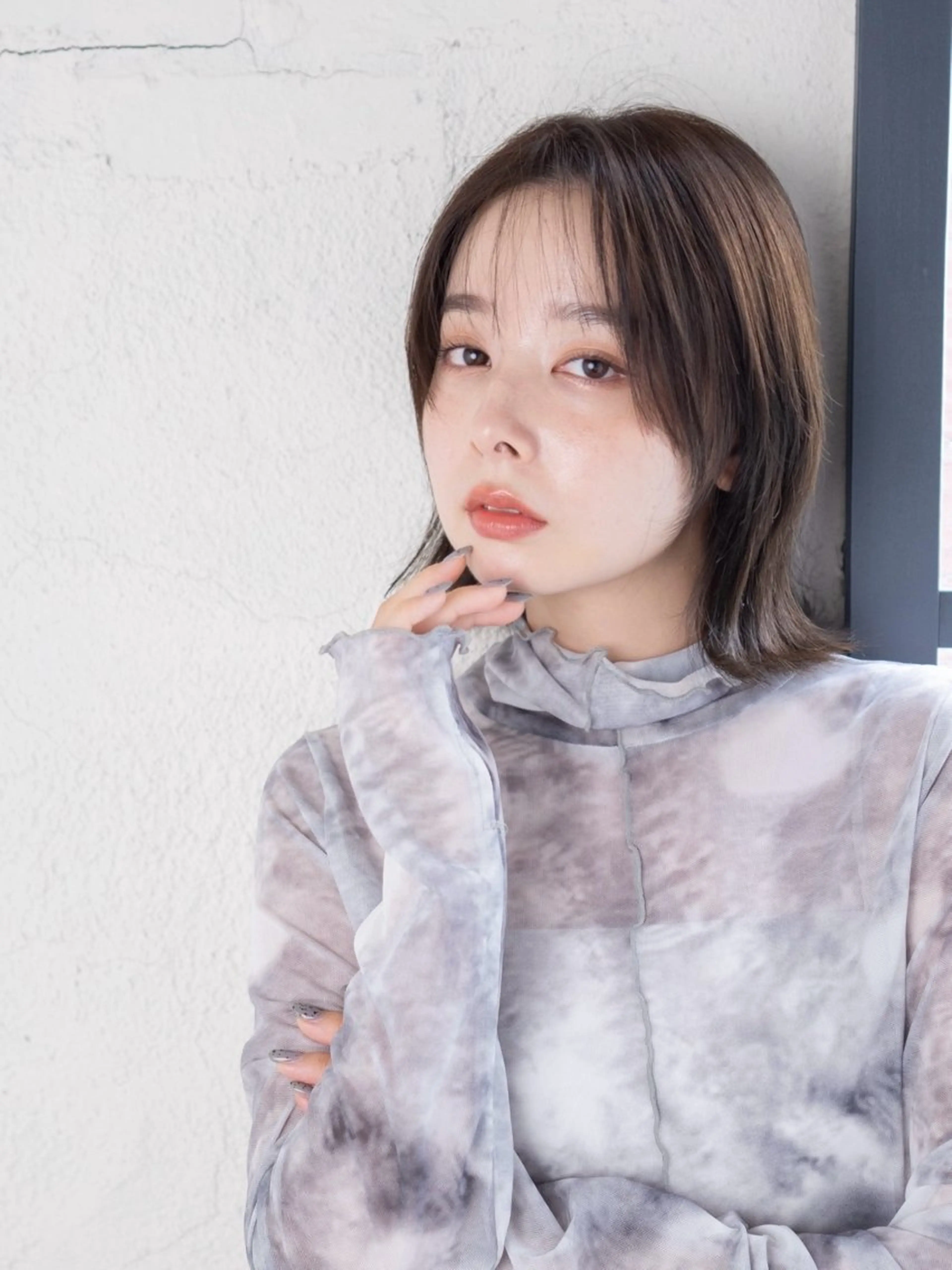 ミディアム Hair Make powderのヘアスタイル