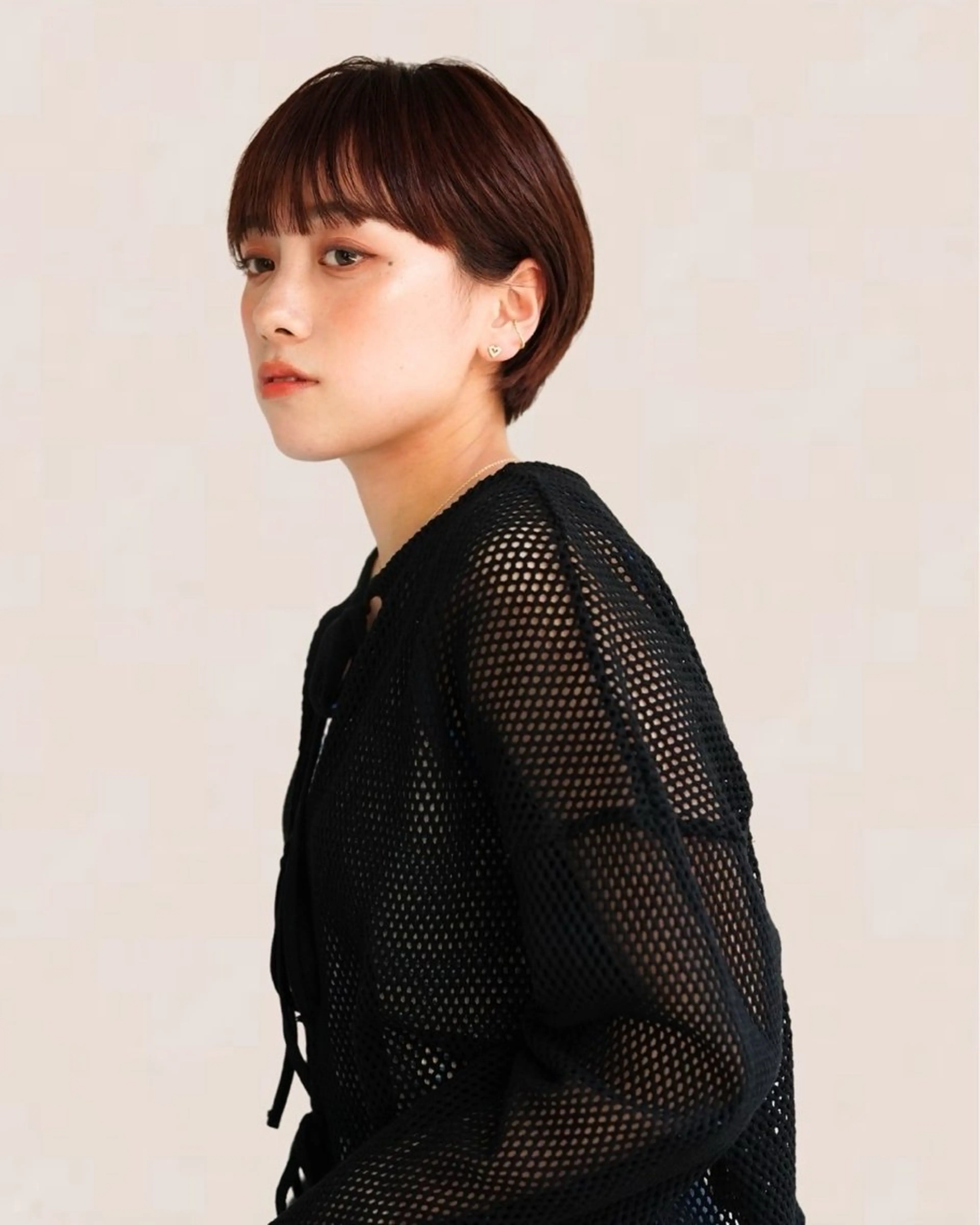 ショート カラー 銀座⚜️【脱白髪染め 美髪矯正】トグチのヘアスタイル