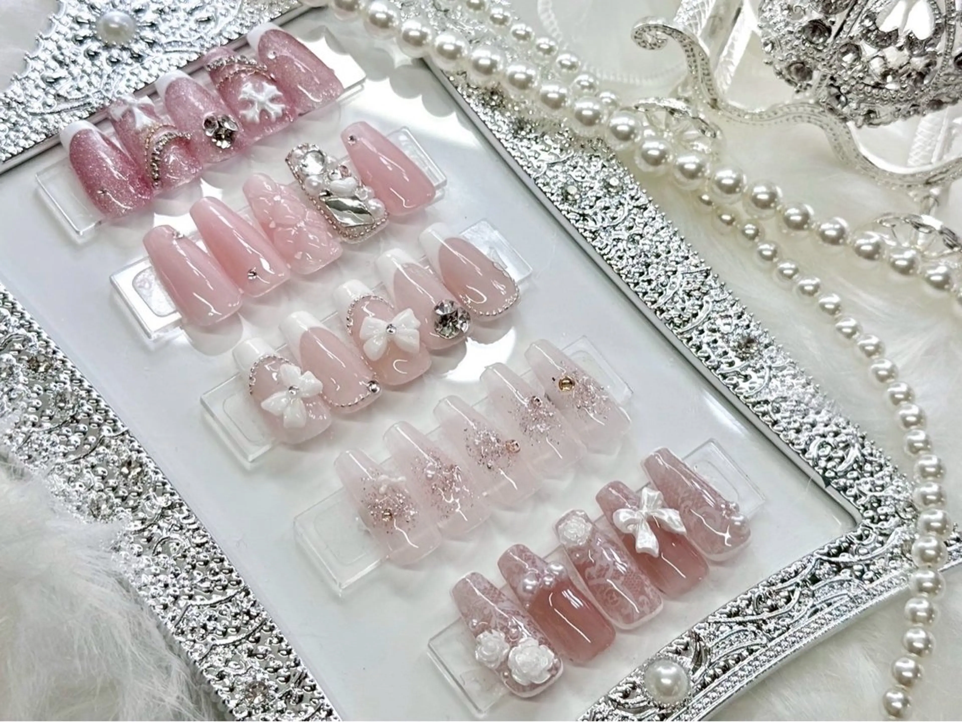 定額コース¥10000（オフなし！）【色・パーツ全てカラー変更可能💗✨】別途料金パーツ追加可能🦋の写真