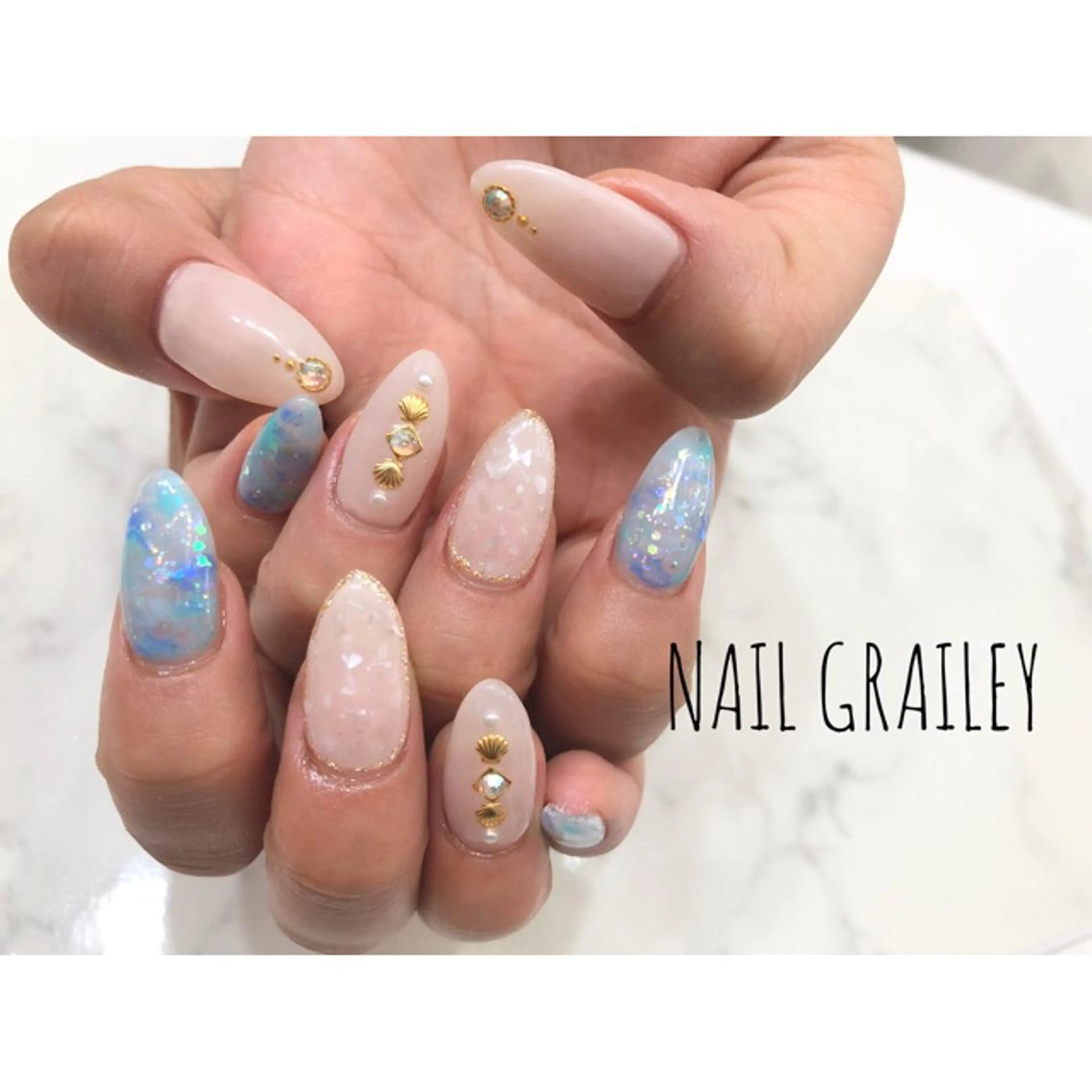 ネイル 長さ出し nail makoのネイルデザイン