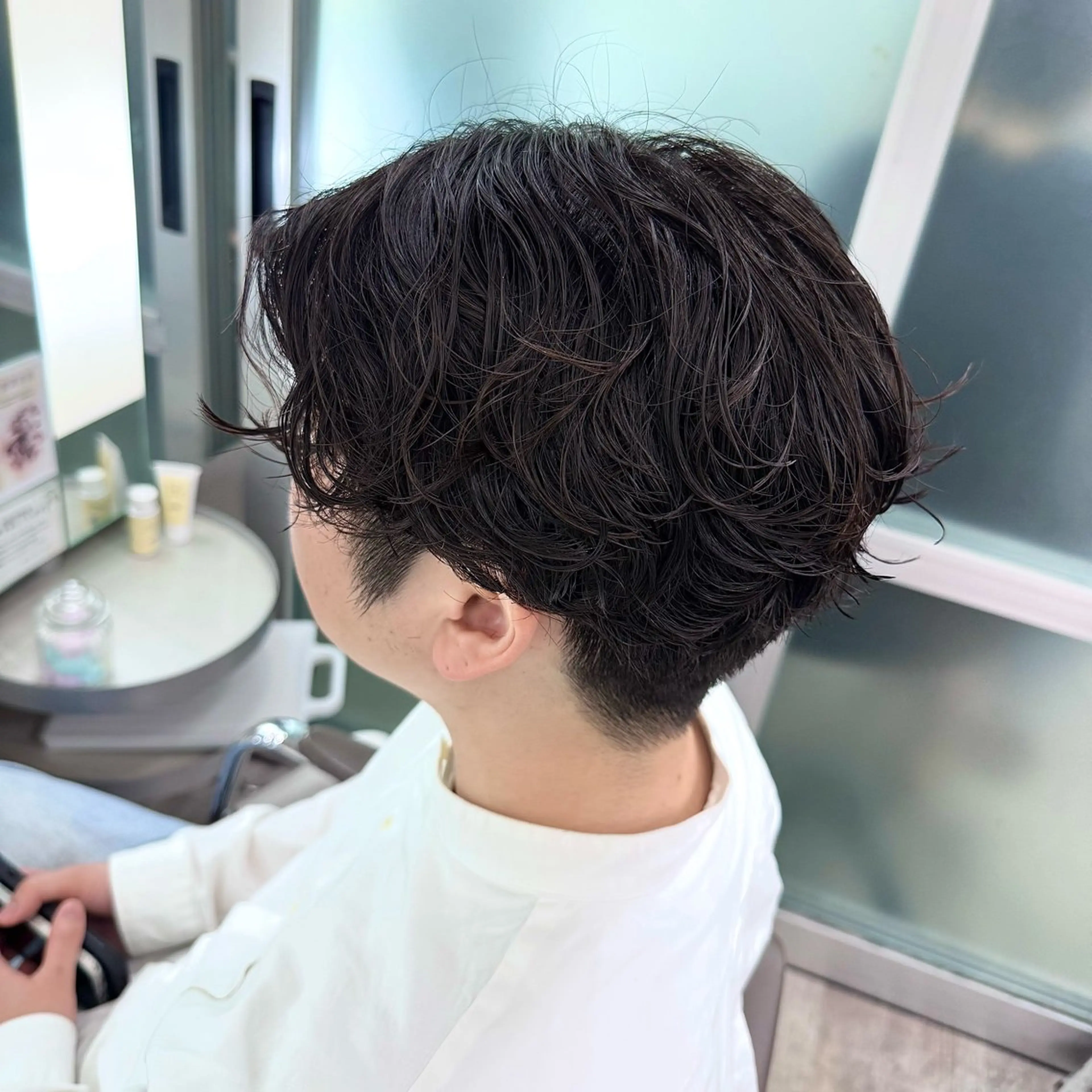〖ケア重視〗メンズカット✂️➕ヘッドスパ💆🏻‍♂️➕眉カット👦🏻➕トリートメント🖤の写真