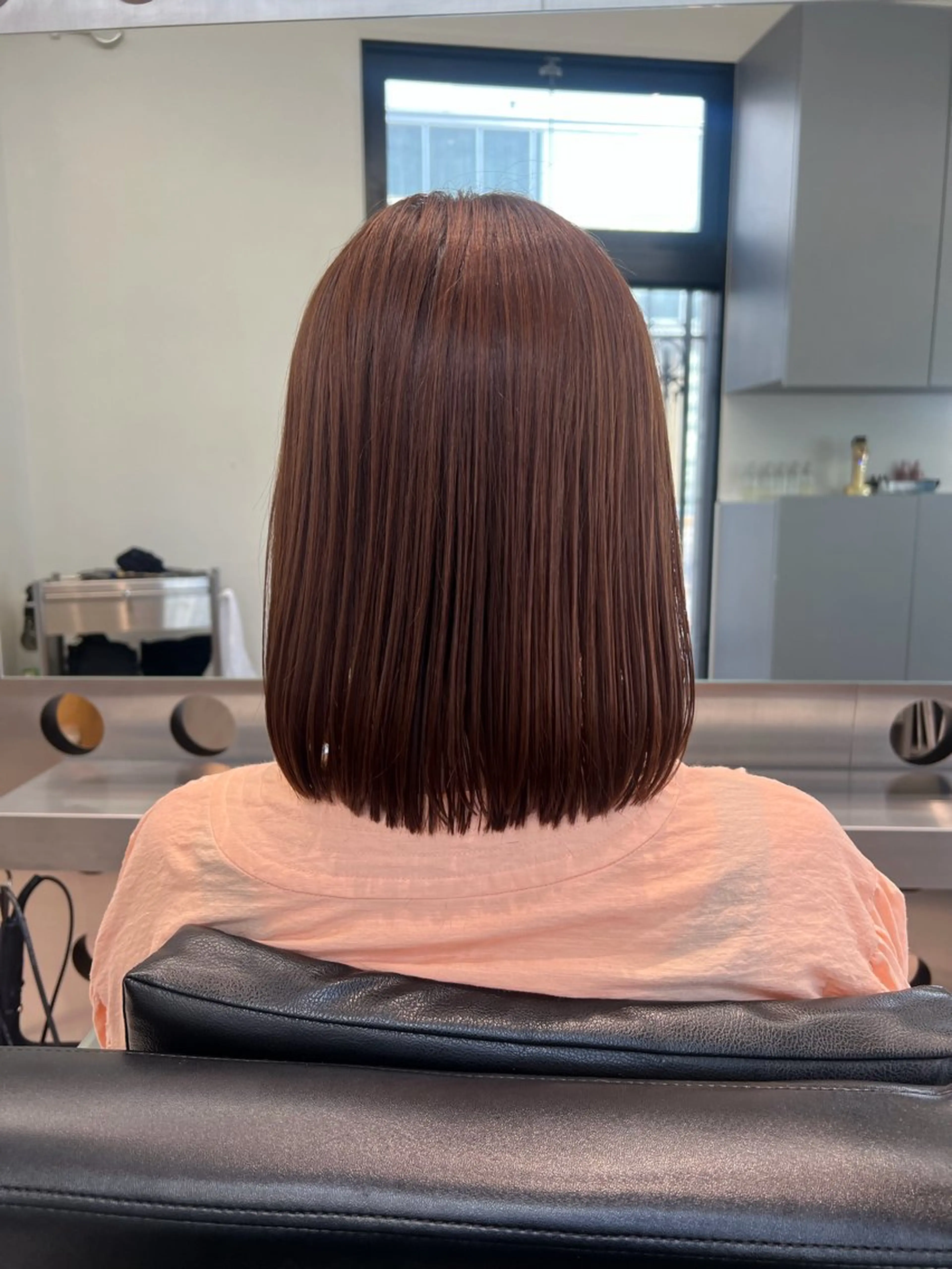 ミディアム 縮毛矯正 艶髪/ヘアアレンジ 湖香(コノカ)のヘアスタイル