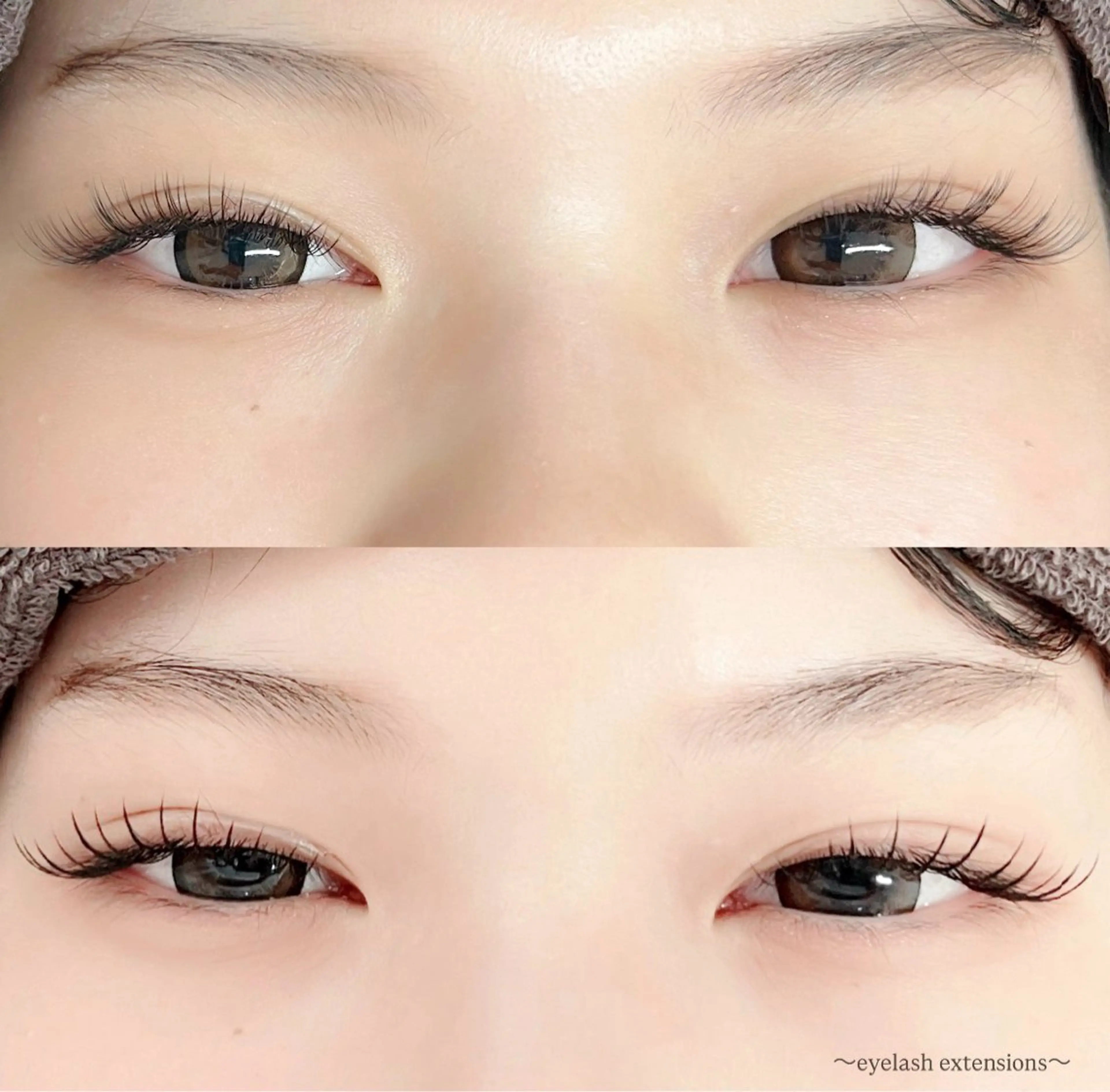 マツエク・マツパ 束感まつ毛 フラットラッシュ ゴージャス マツエク 田村 莉子のマツエク・マツパデザイン