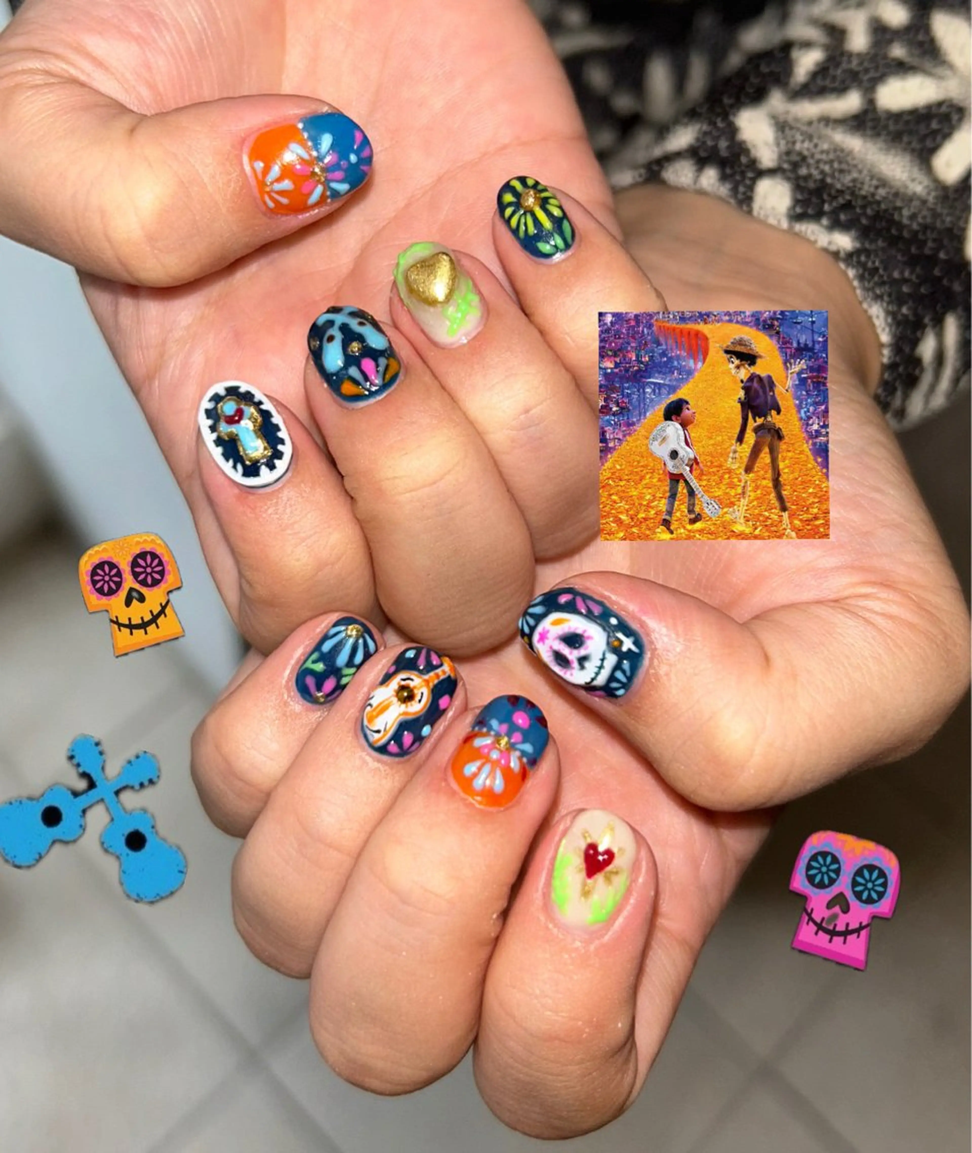 【アート時間内やり放題🎨🫟 】《120分》おまかせ/持ち込みOK/パーツ付★限定価格★の写真