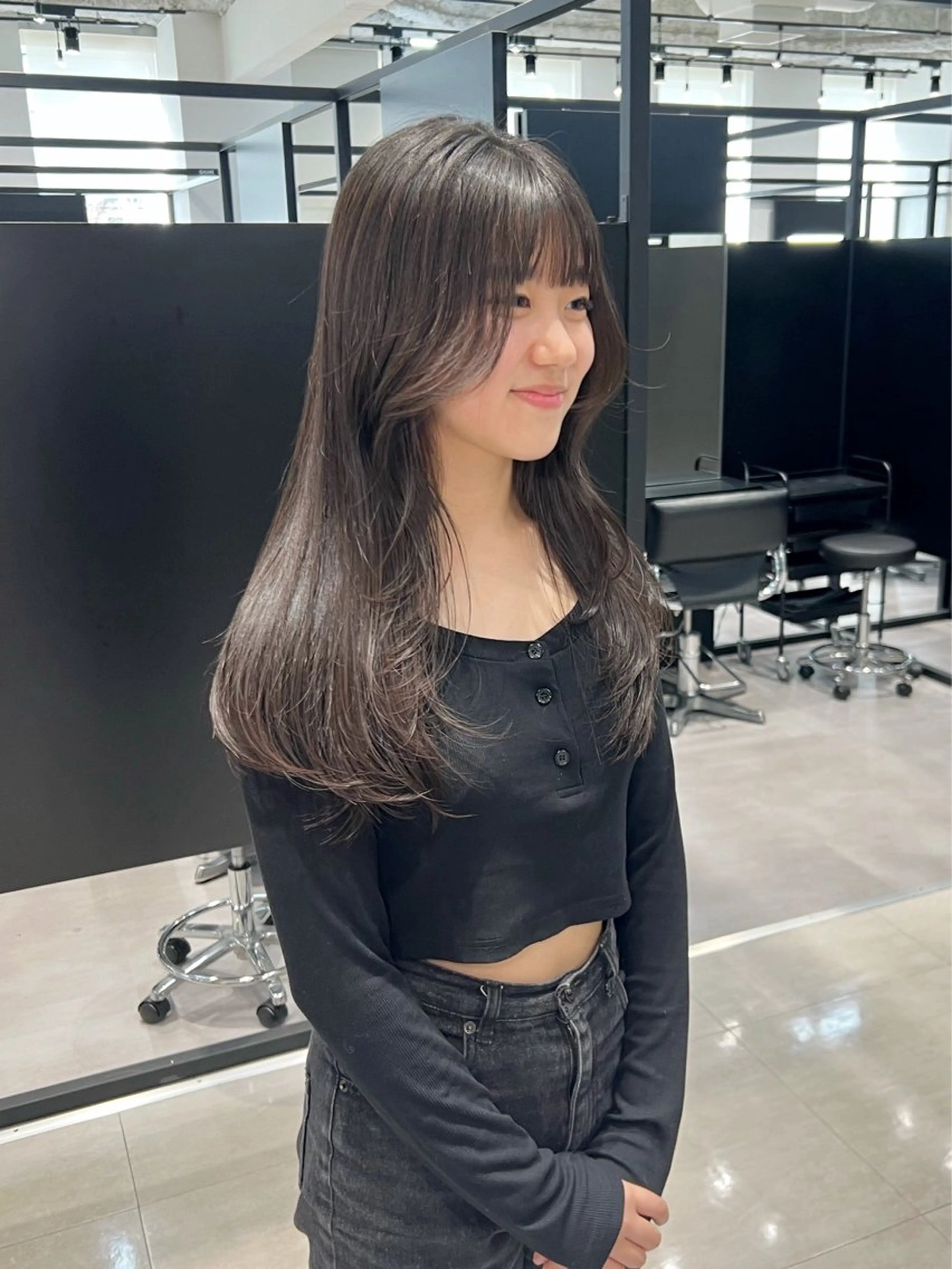 ロング カット kimika🥑 メンズ/髪質改善のヘアスタイル