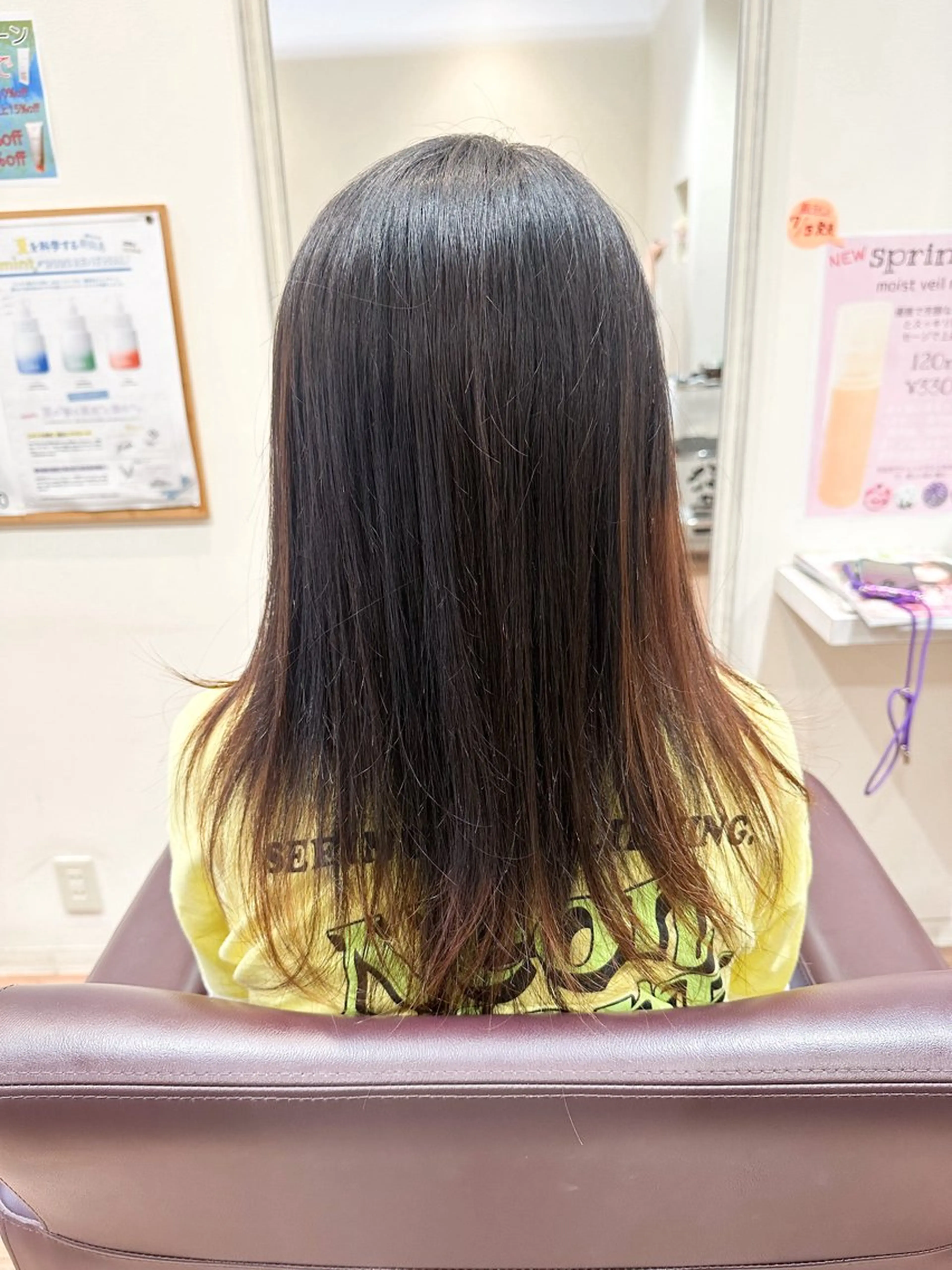 縮毛矯正ミディアムの写真