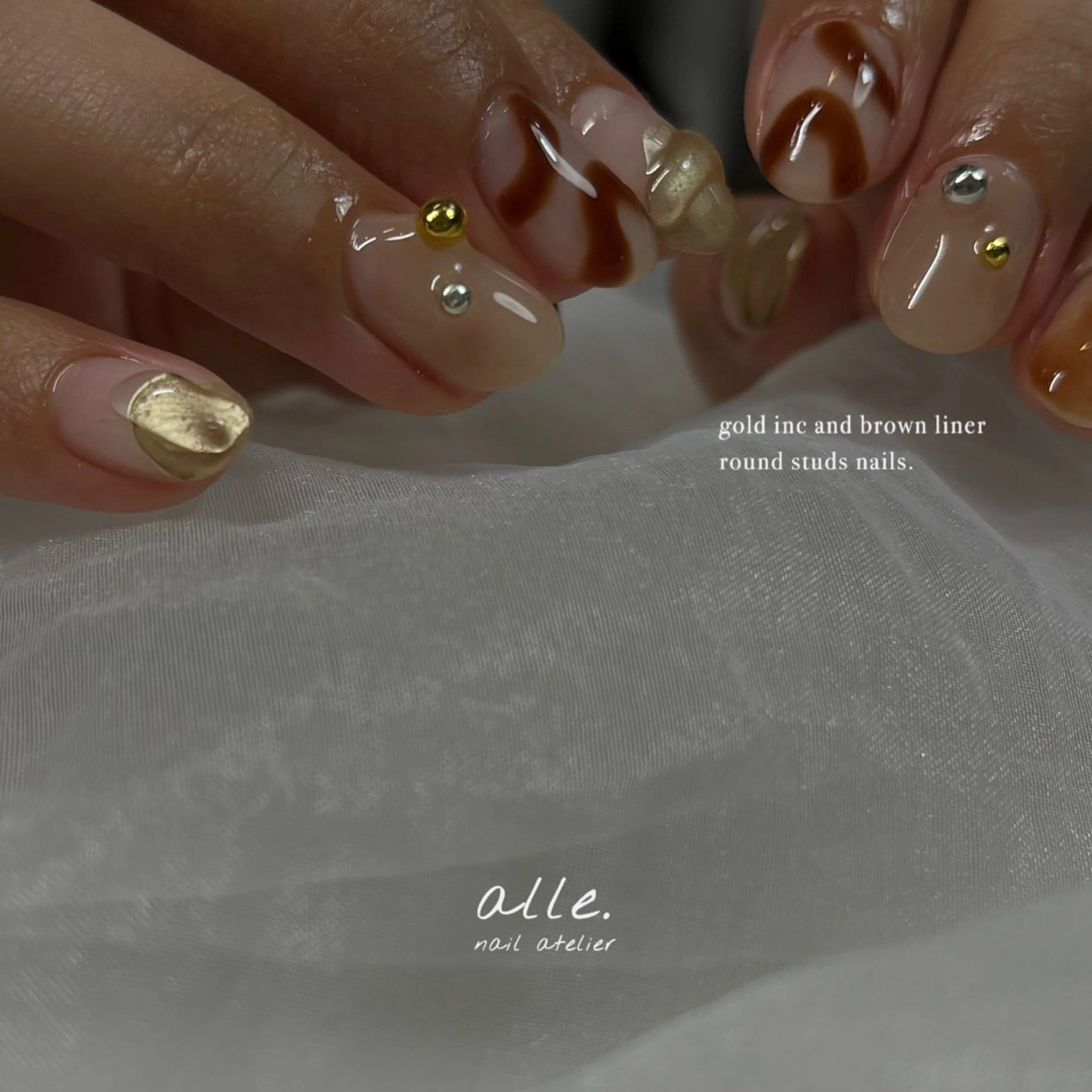 ネイル ハンドネイル atelier alle.のネイルデザイン