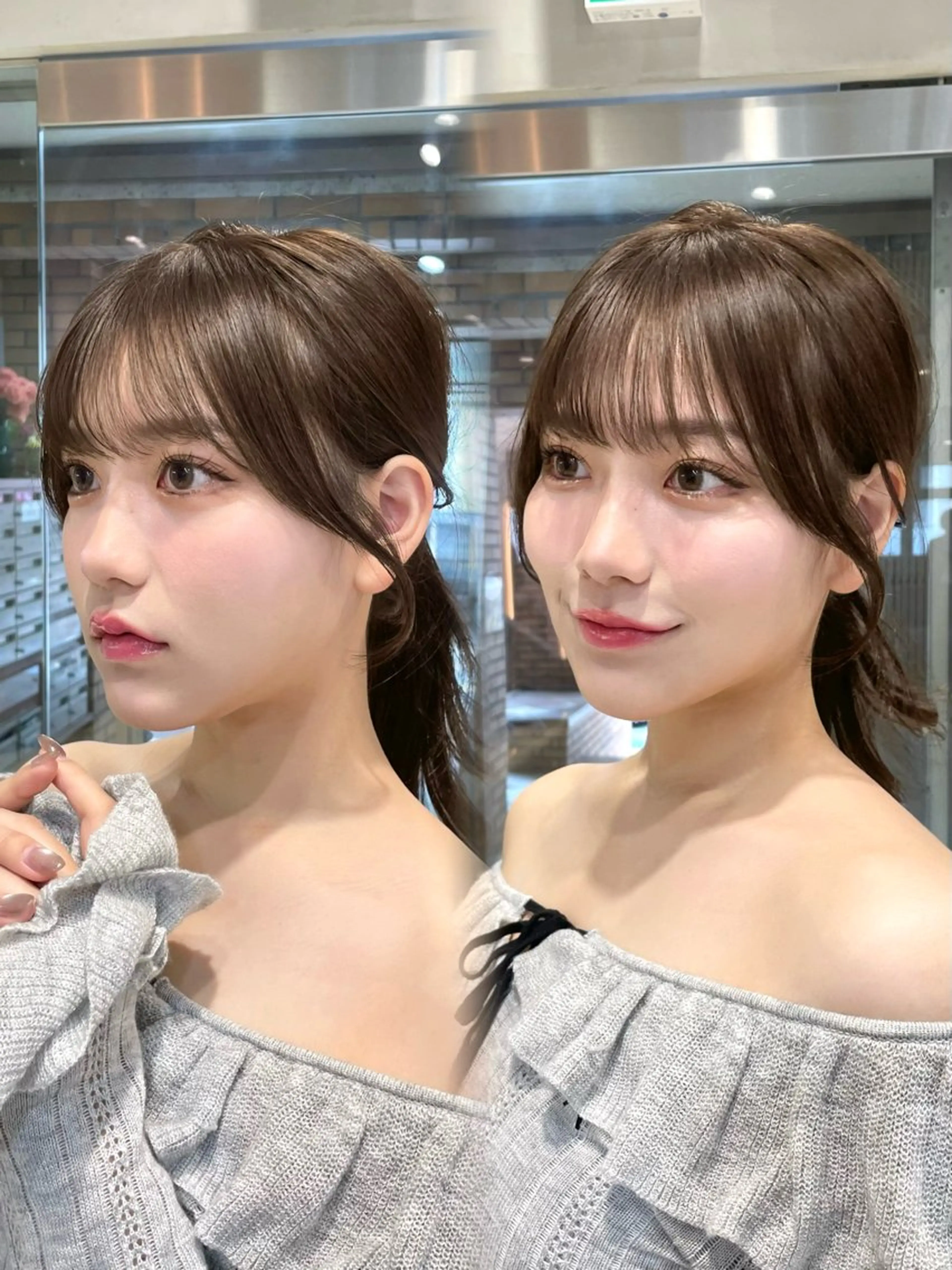 カラー ヘアアレンジ 美髪矯正 ブリーチな しダブル🍒❤ゆうきのヘアスタイル