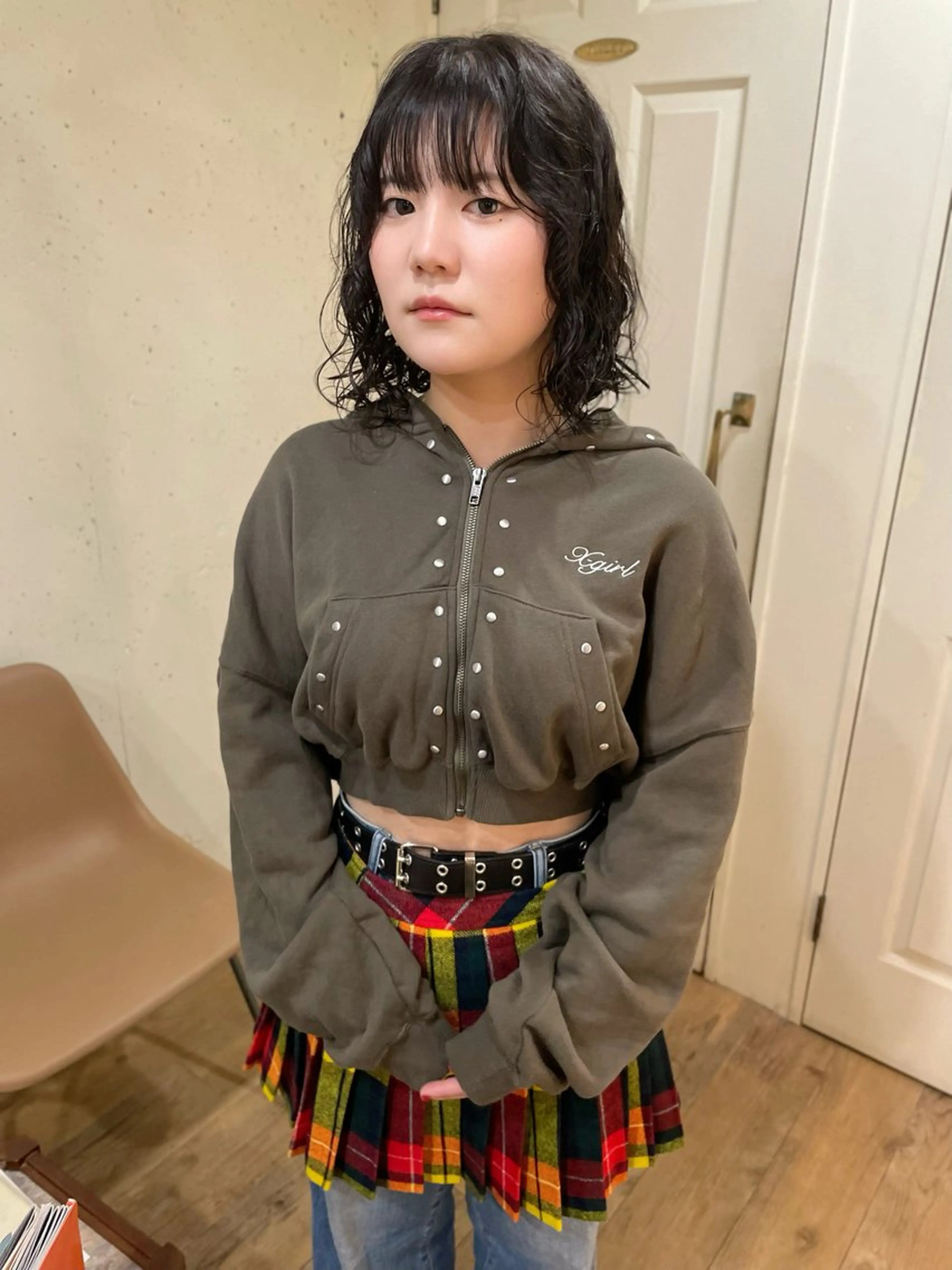 ミディアム パーマ カット パーマ YUKI 新宿カット パーマ/カラーのヘアスタイル