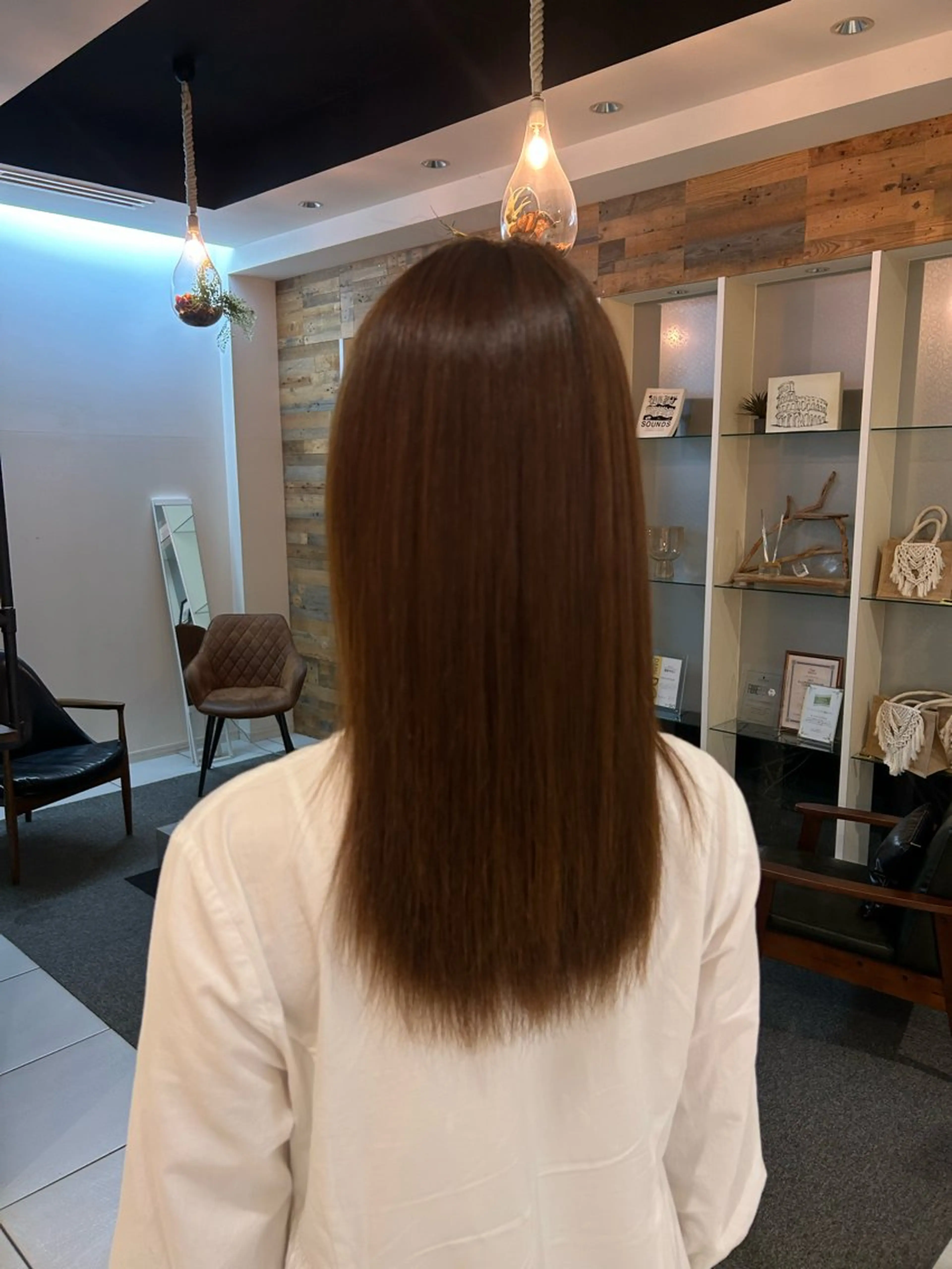 ロング 縮毛矯正 髪質改善/ストレート パーマ長久手/ひかるのヘアスタイル
