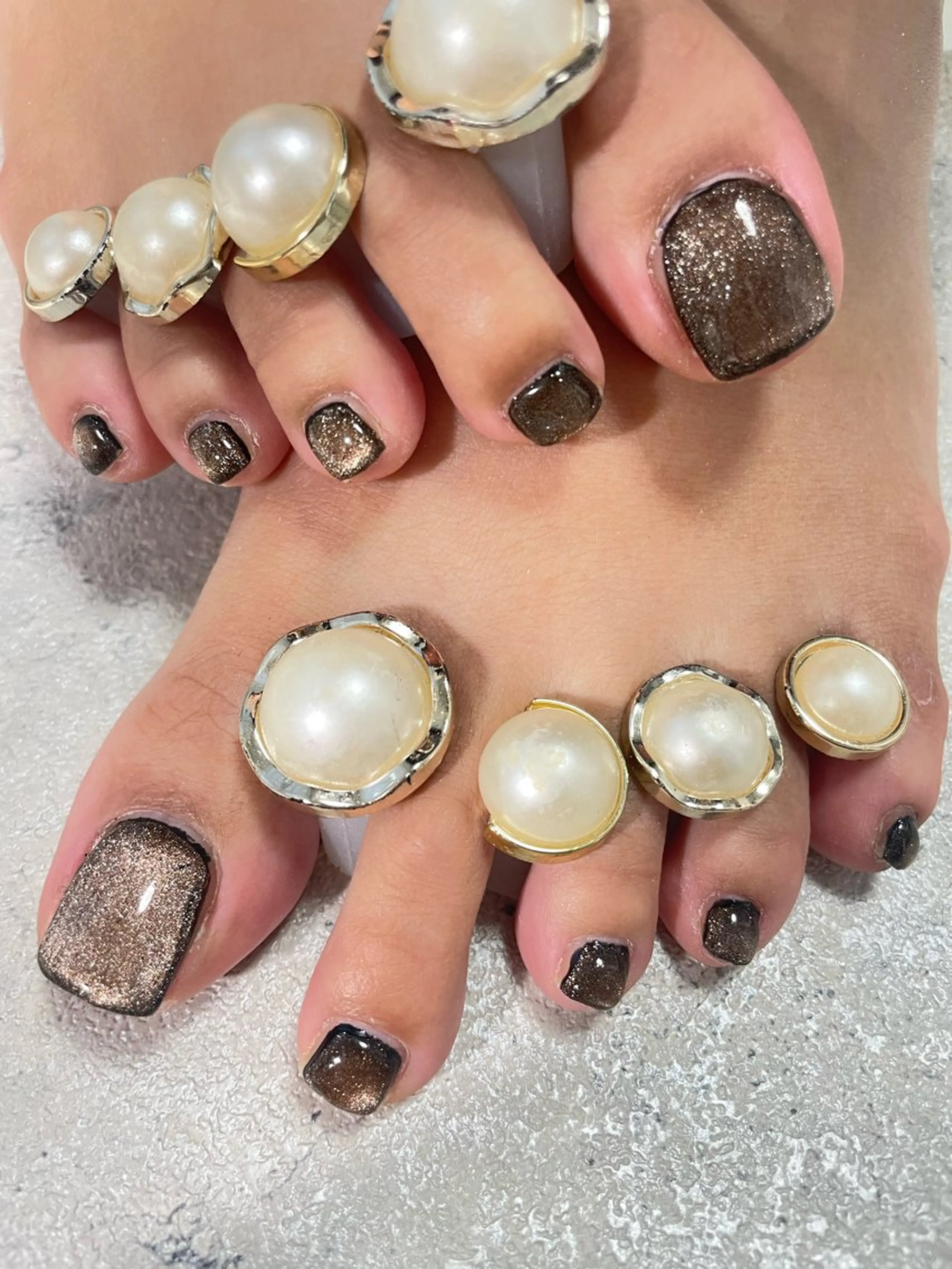 ネイル フットネイル マグネットネイル はるひな ねいるのネイルデザイン