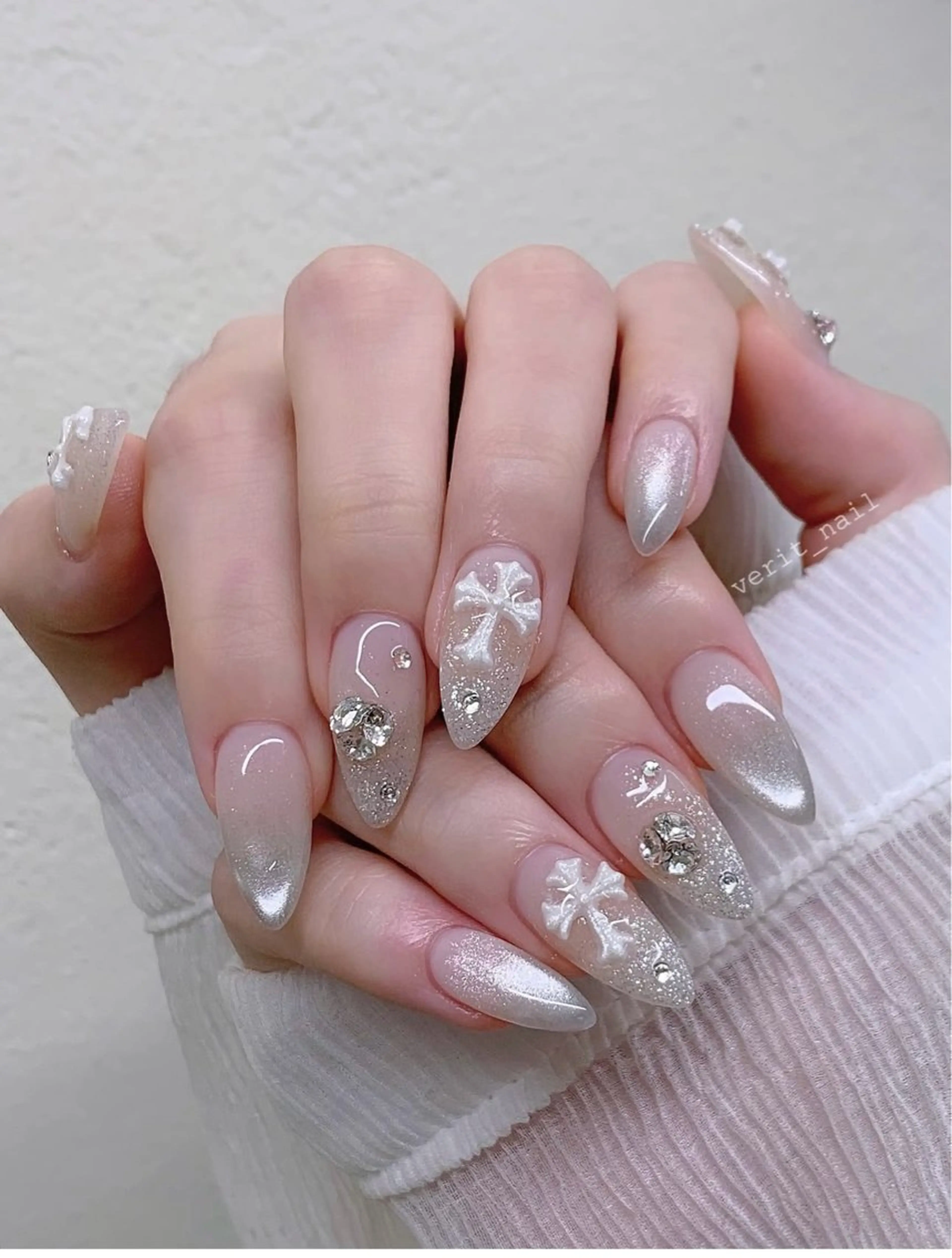 ネイル 韓国ネイル 持ち込み ニュアンスネイル ネイルチップ ハンドネイル TABI ANA.CHUOのネイルデザイン