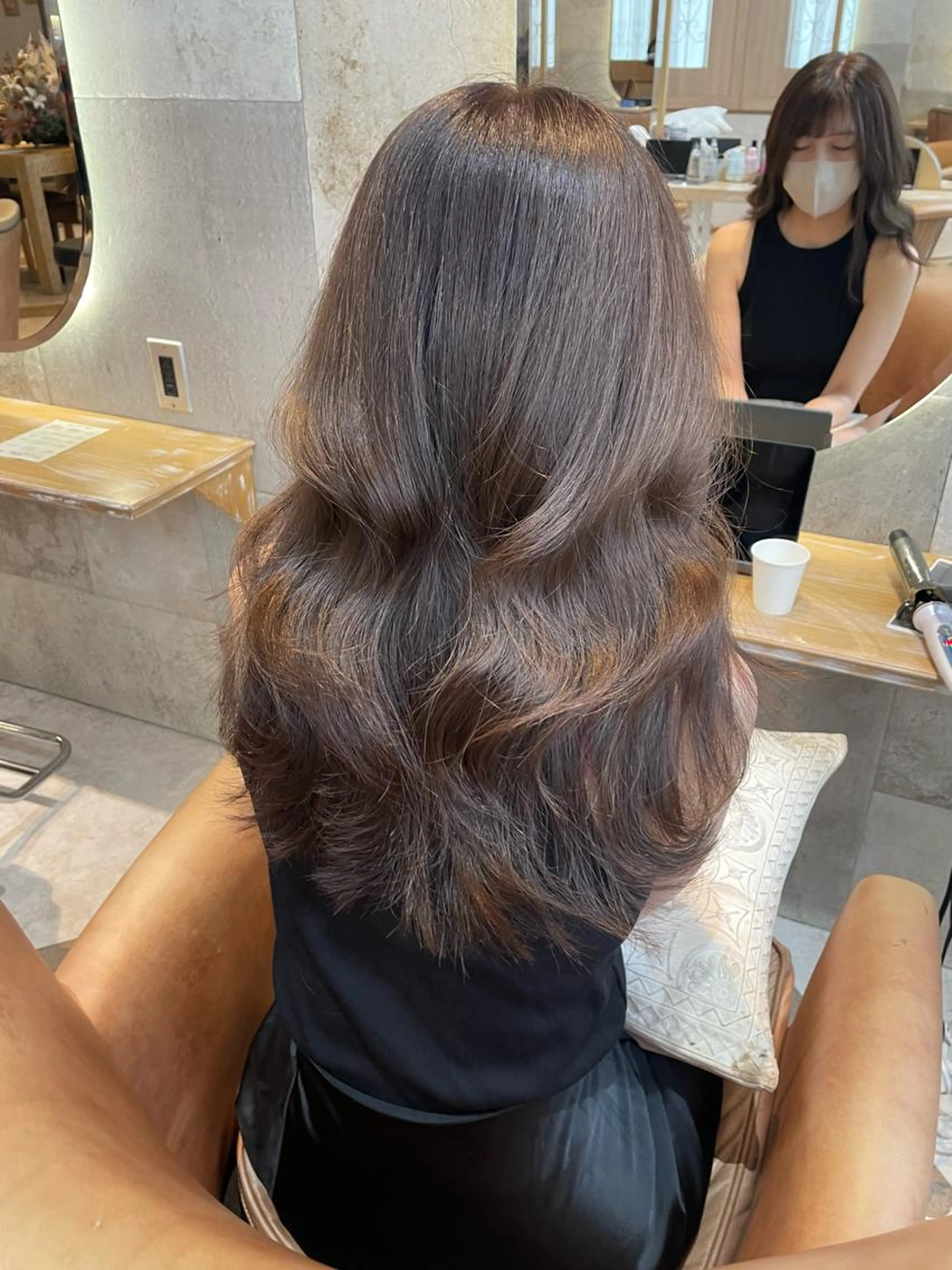 【ダブルカラー🌷】ブリーチなしダブルカラー＋カット＋トリートメント✨️の写真