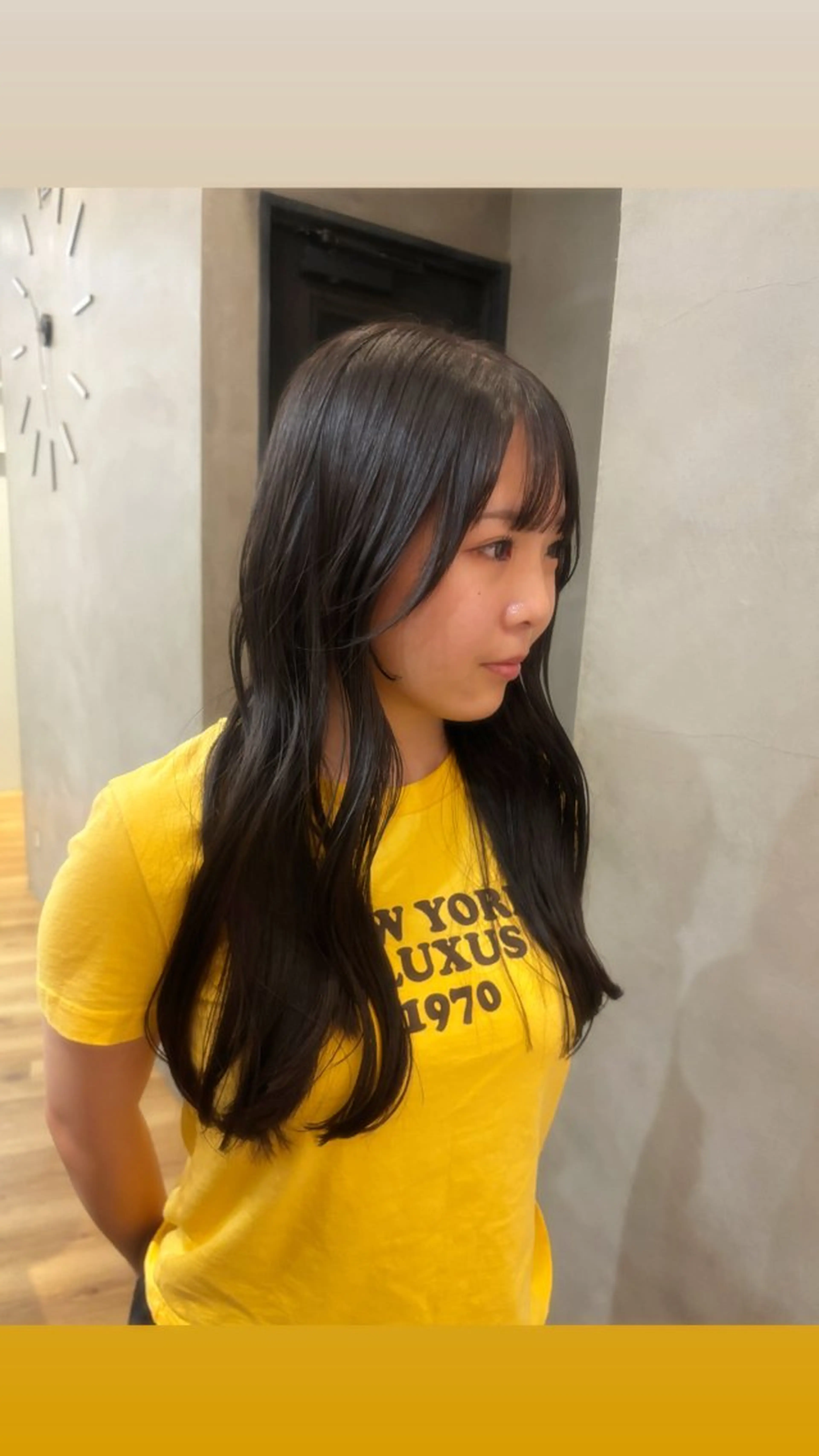 ロング ブリーチカラー∕ レイヤーカット／ねねのヘアスタイル