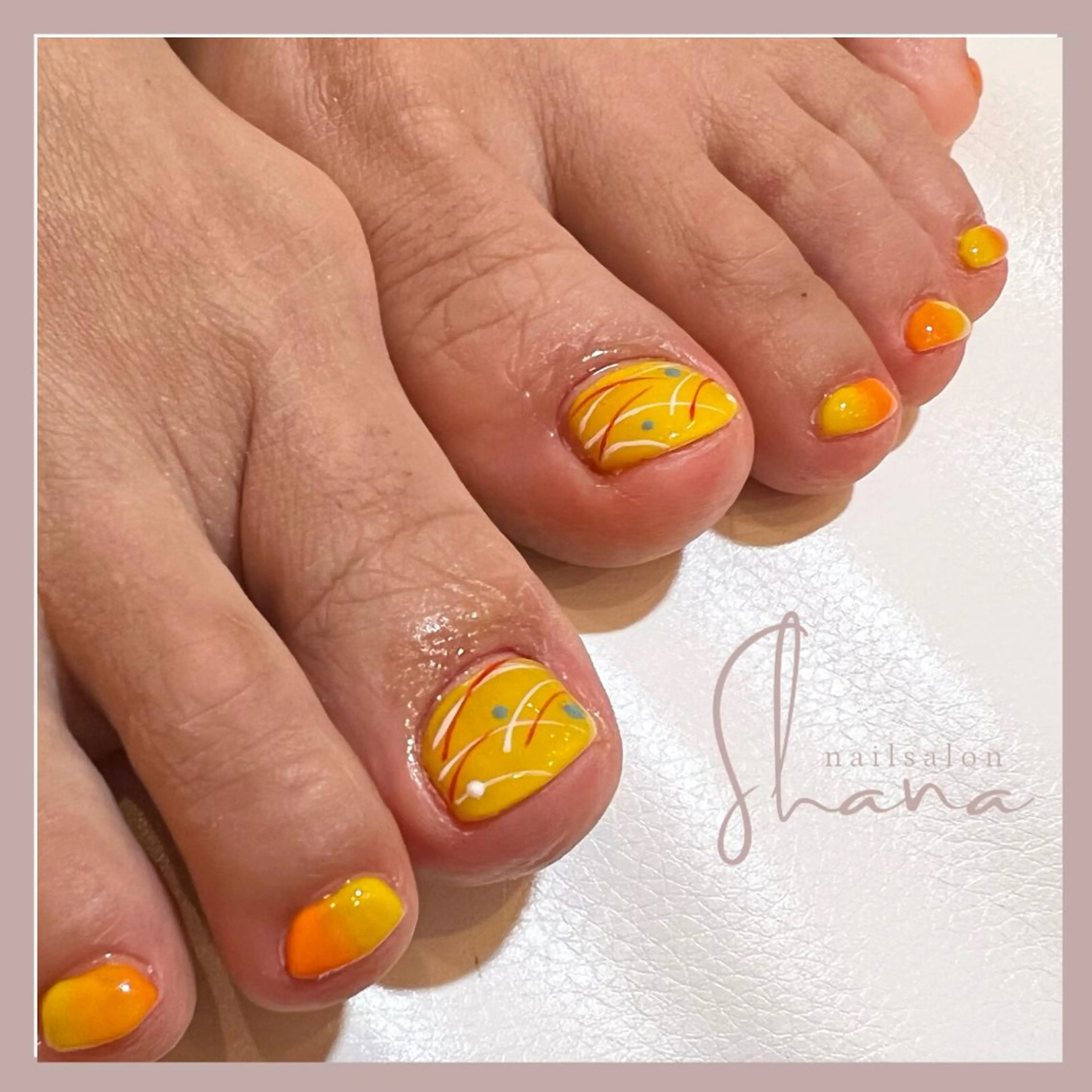 ネイル アートネイル フットネイル shana ネイルのネイルデザイン