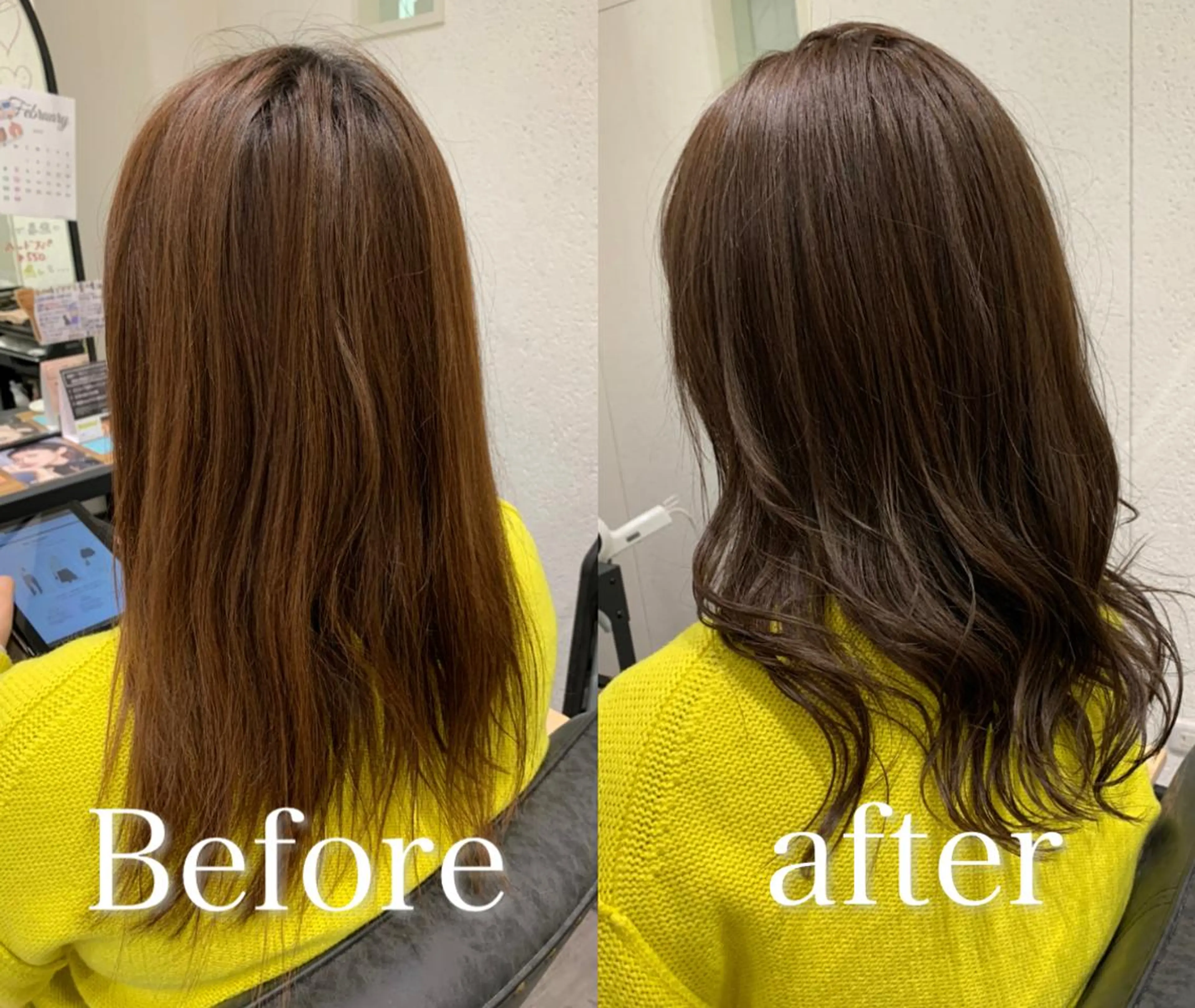 セミロング 【酸性ストレート】 宮下和明のヘアスタイル