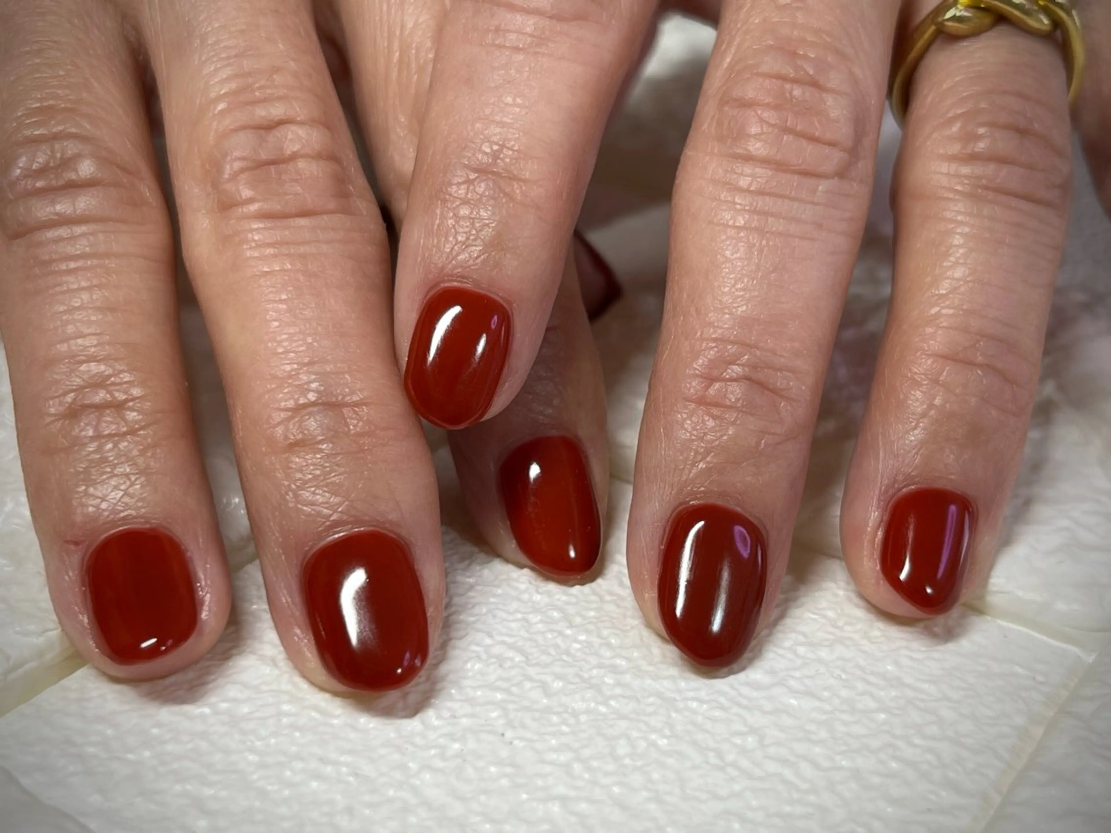 ネイル ボルドー ハンドネイル まり りぃ〜んのネイルデザイン