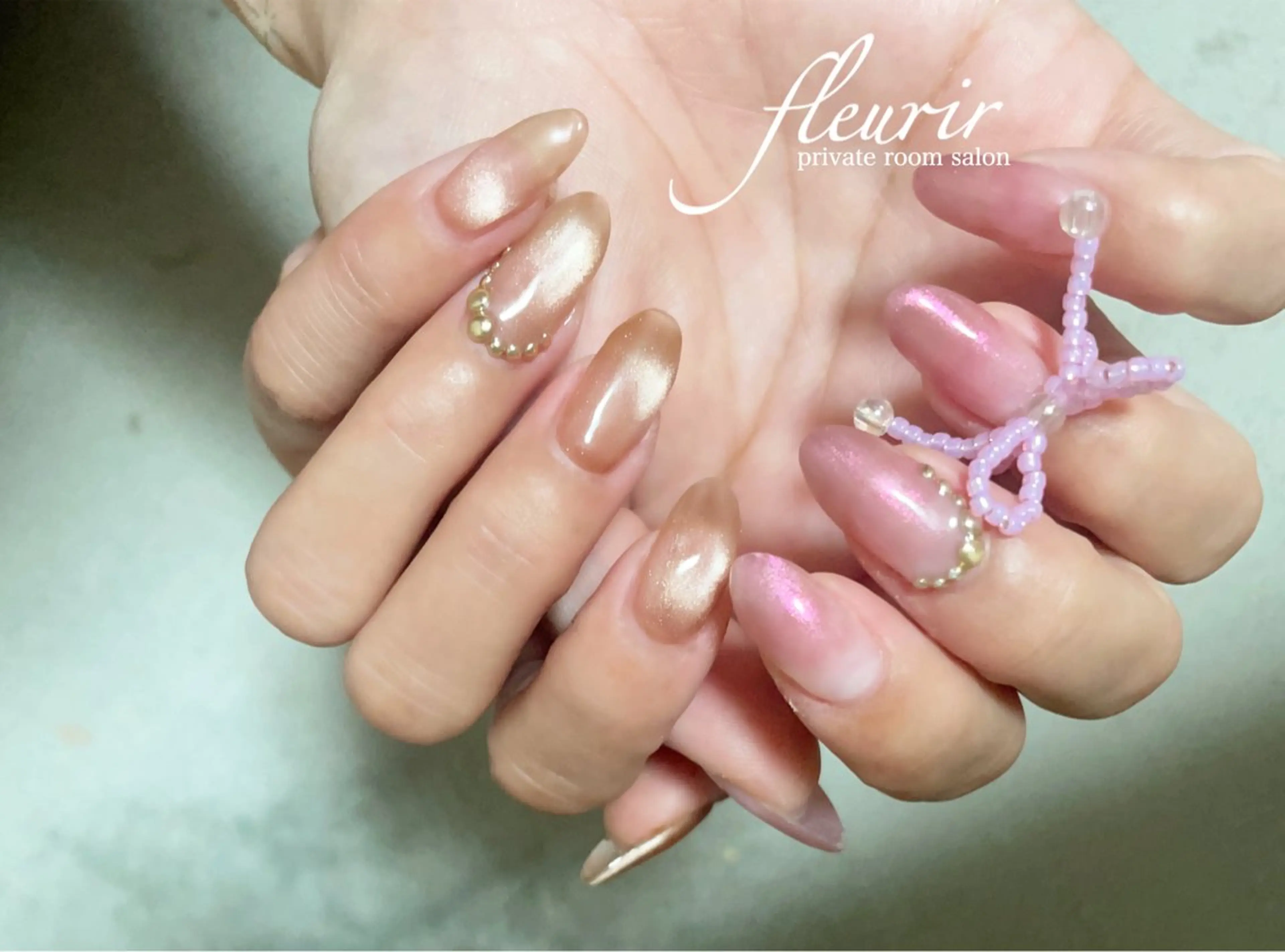 ネイル フルリール 【プライベートサロンのネイルデザイン