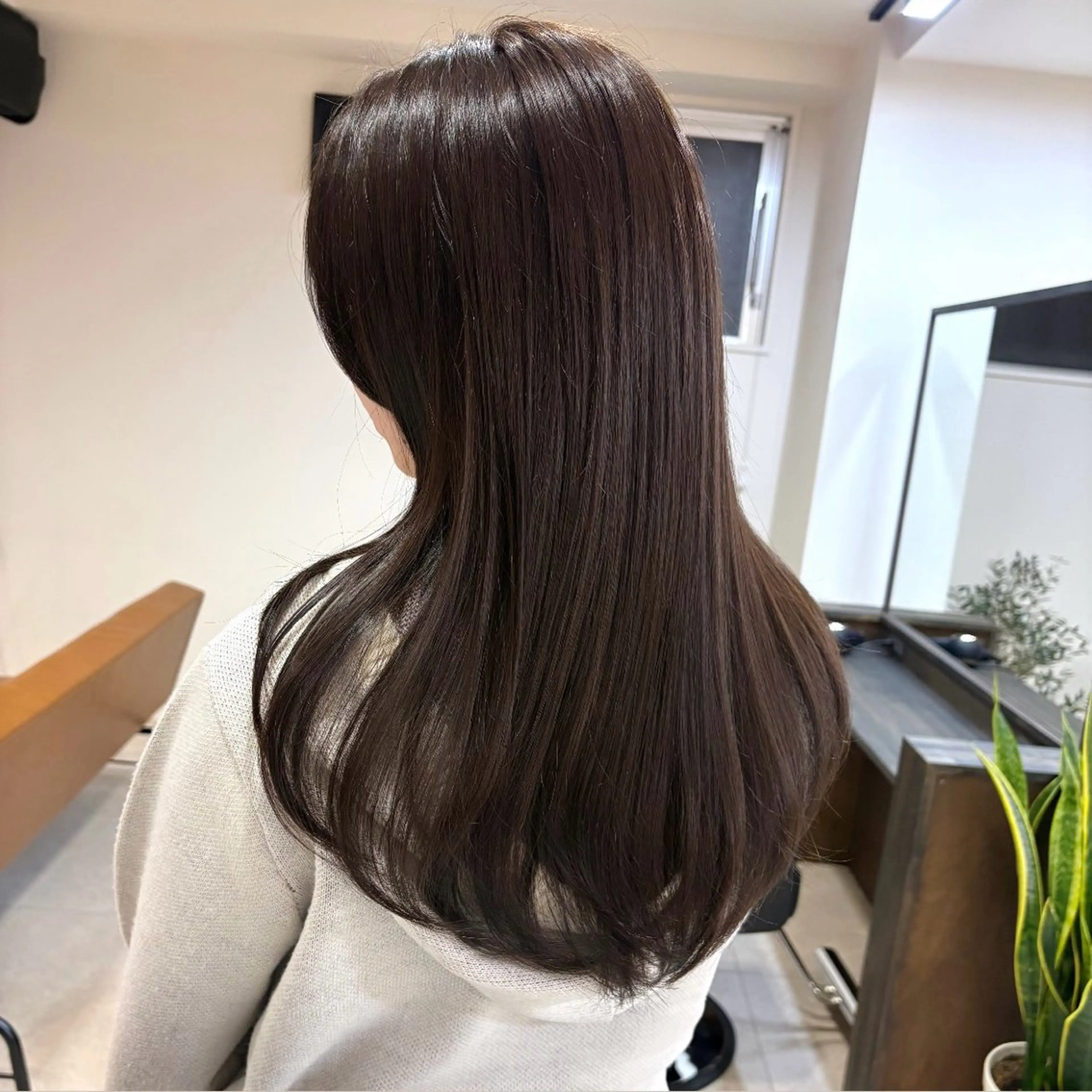 ロング カラー ブラウンカラー カット ヘアカラー SHICUNE /ミホのヘアスタイル