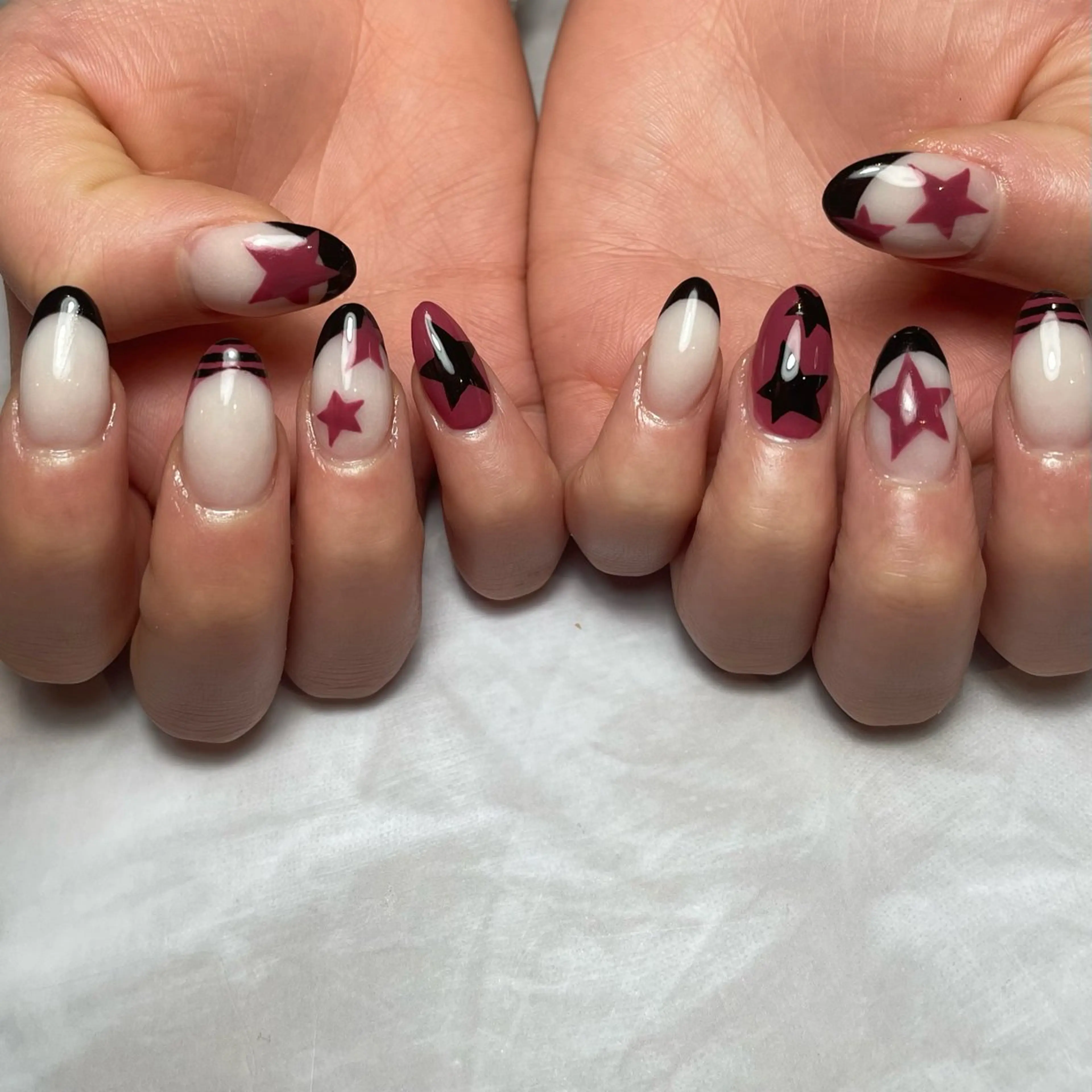 ネイル フレンチネイル 持ち込み ハンドネイル Reflection marikoのネイルデザイン