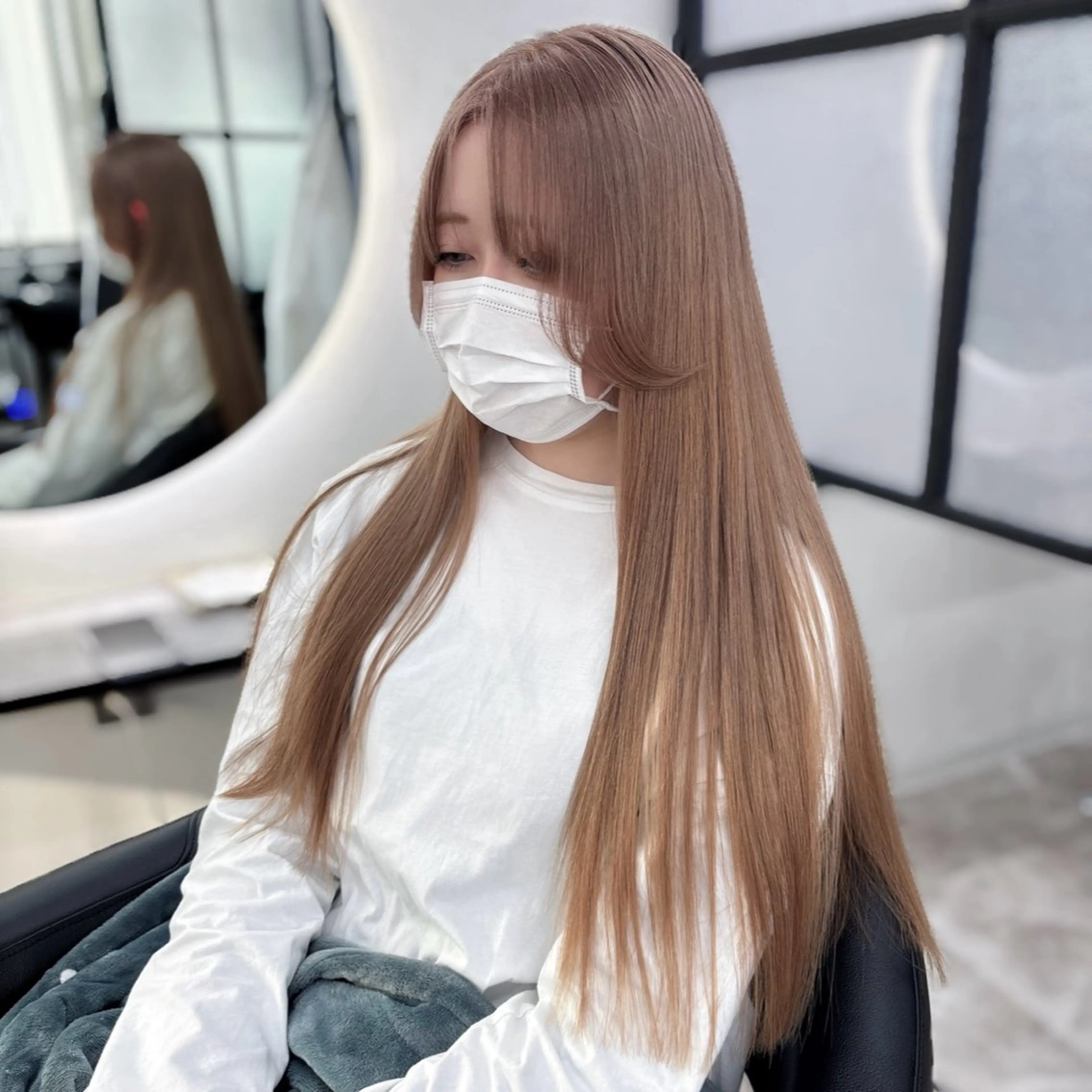 ロング カラー ヘアカラー Ren. 🦋デザインカラーのヘアスタイル