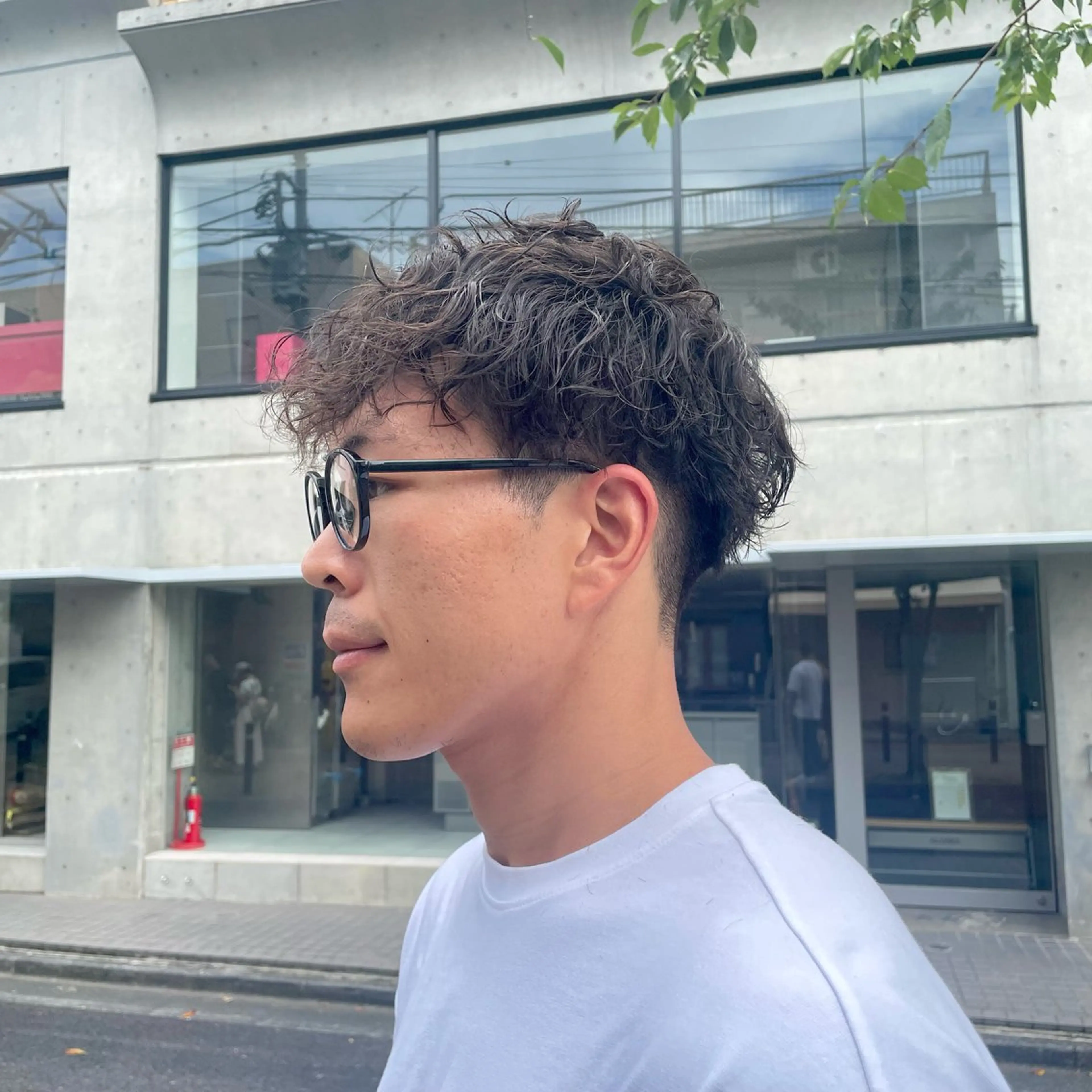 パーマ メンズ 西村 友佑のヘアスタイル