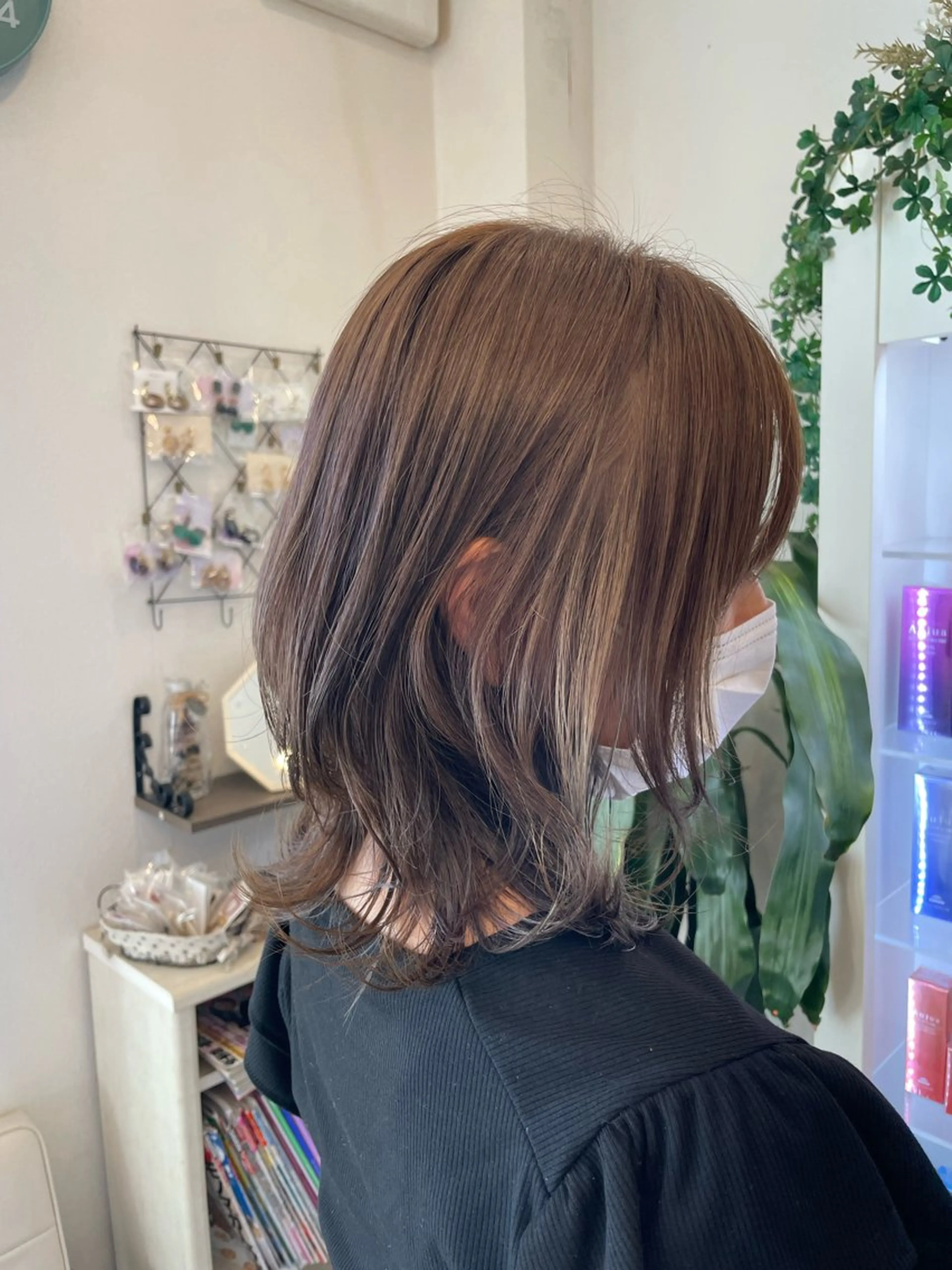 ミディアム カラー Avis Hair Works所属・野田 歩のヘアスタイル