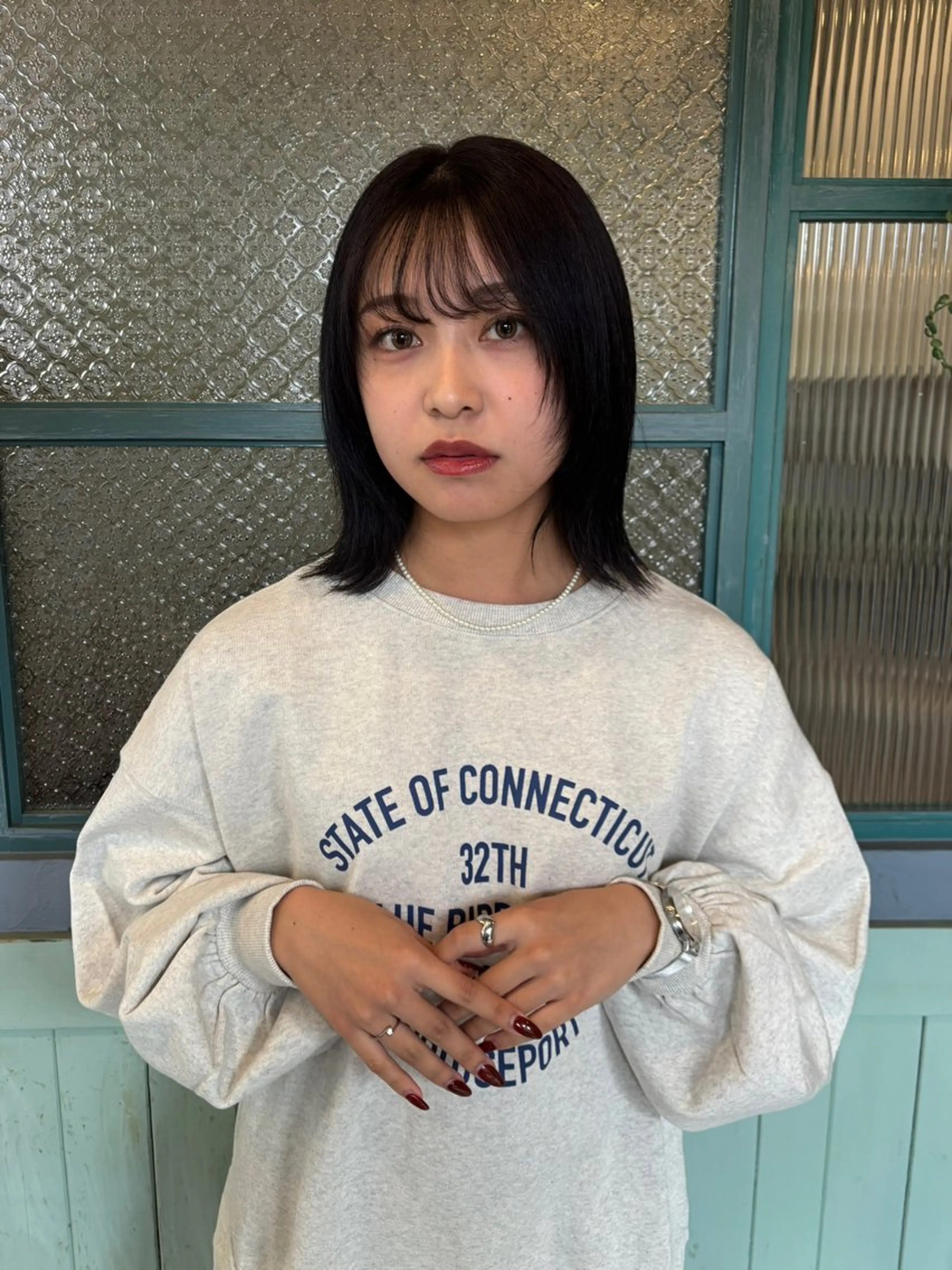 ミディアム カラー ヘアカラー little garden/樹里のヘアスタイル