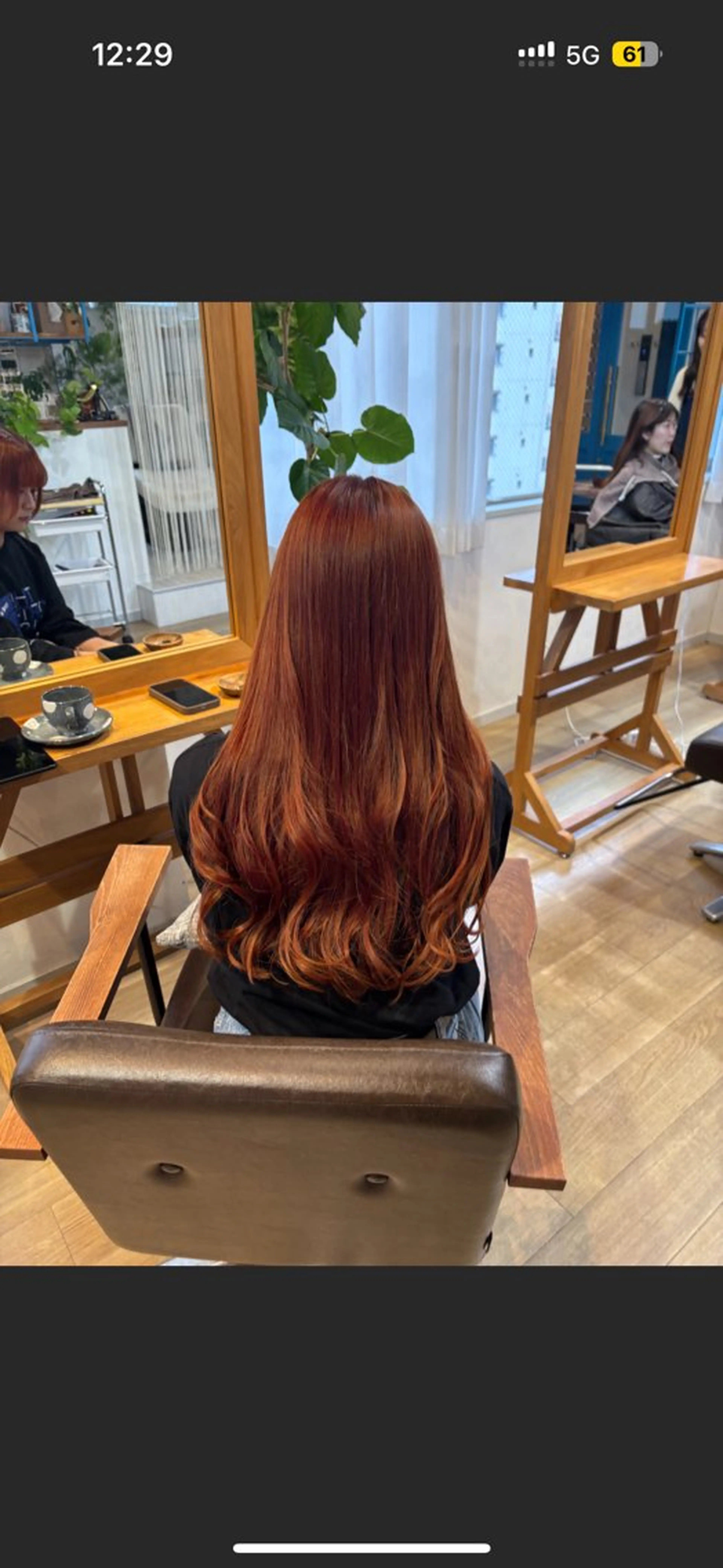 ロング カラー オレンジ ロング ヘアカラー トリートメント RINNO🌷艶髪/ 艶カラーのヘアスタイル