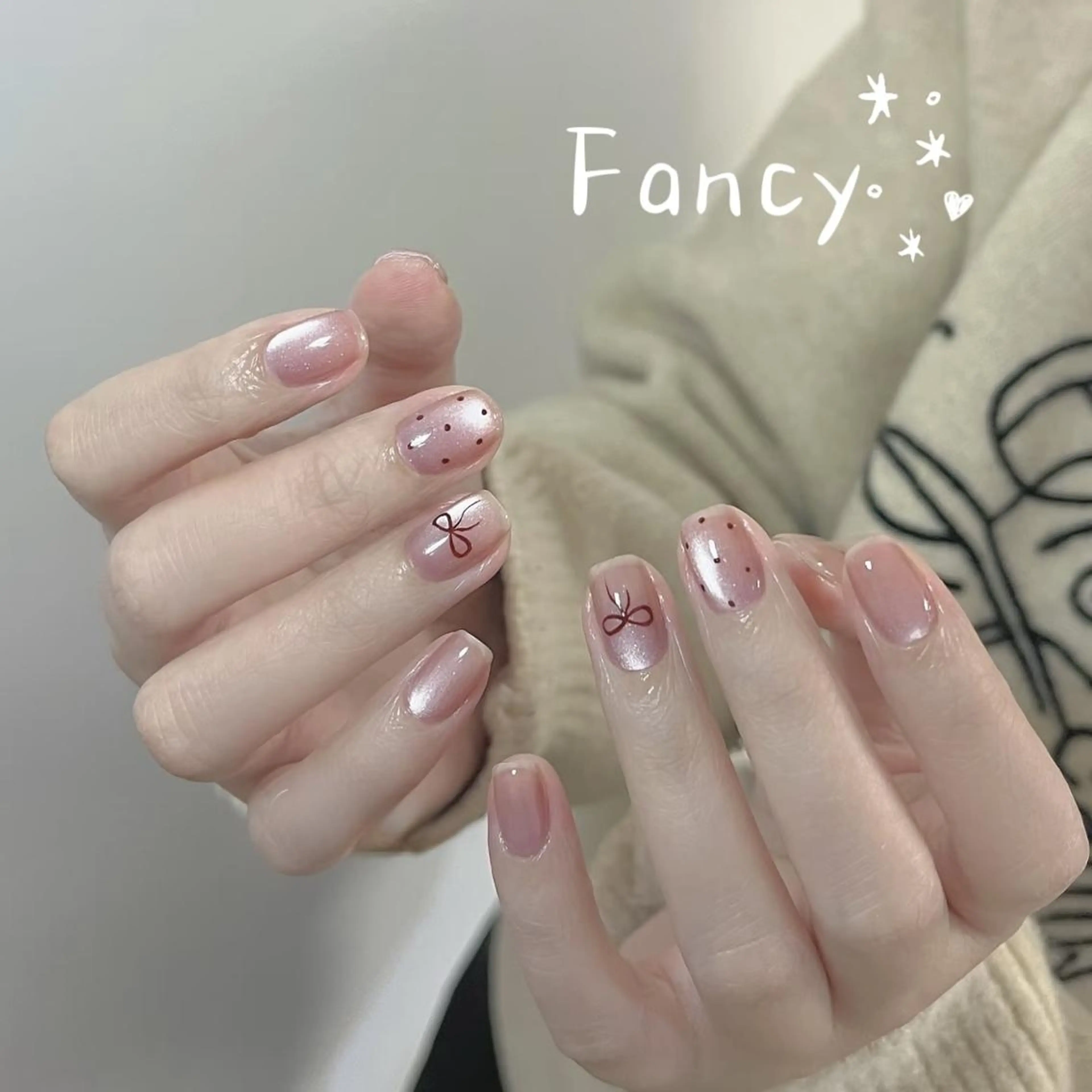 ネイル 長さ出し フットネイル フレンチネイル ガラスフレンチ 韓国ネイル Fancy ネイルサロン三軒茶屋のネイルデザイン