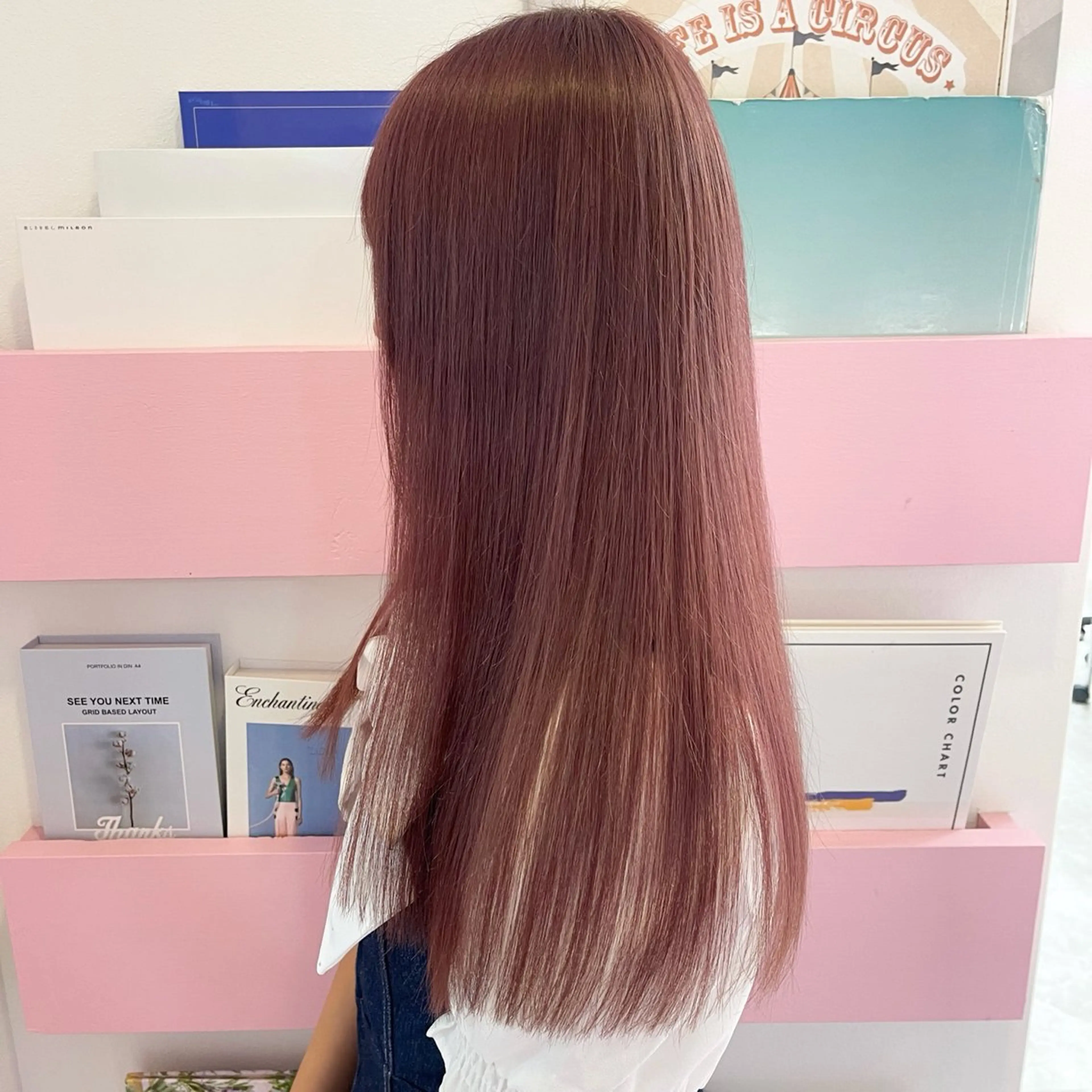 ロング カラー カット ヘアカラー 暖色/ミルクティー /レイヤー/マリア♡のヘアスタイル