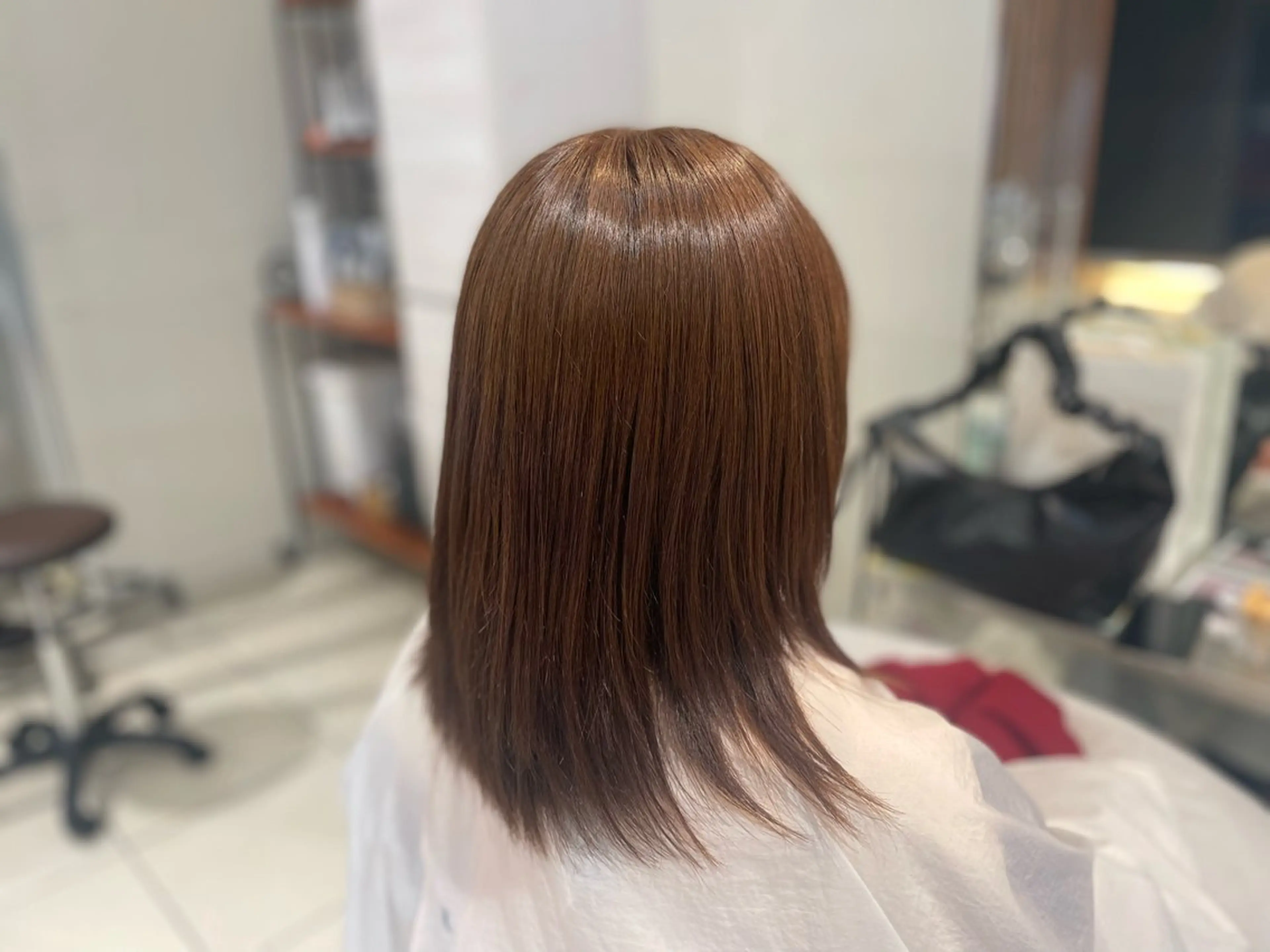ミディアム ヘアカラー 手塚 佑樹のヘアスタイル