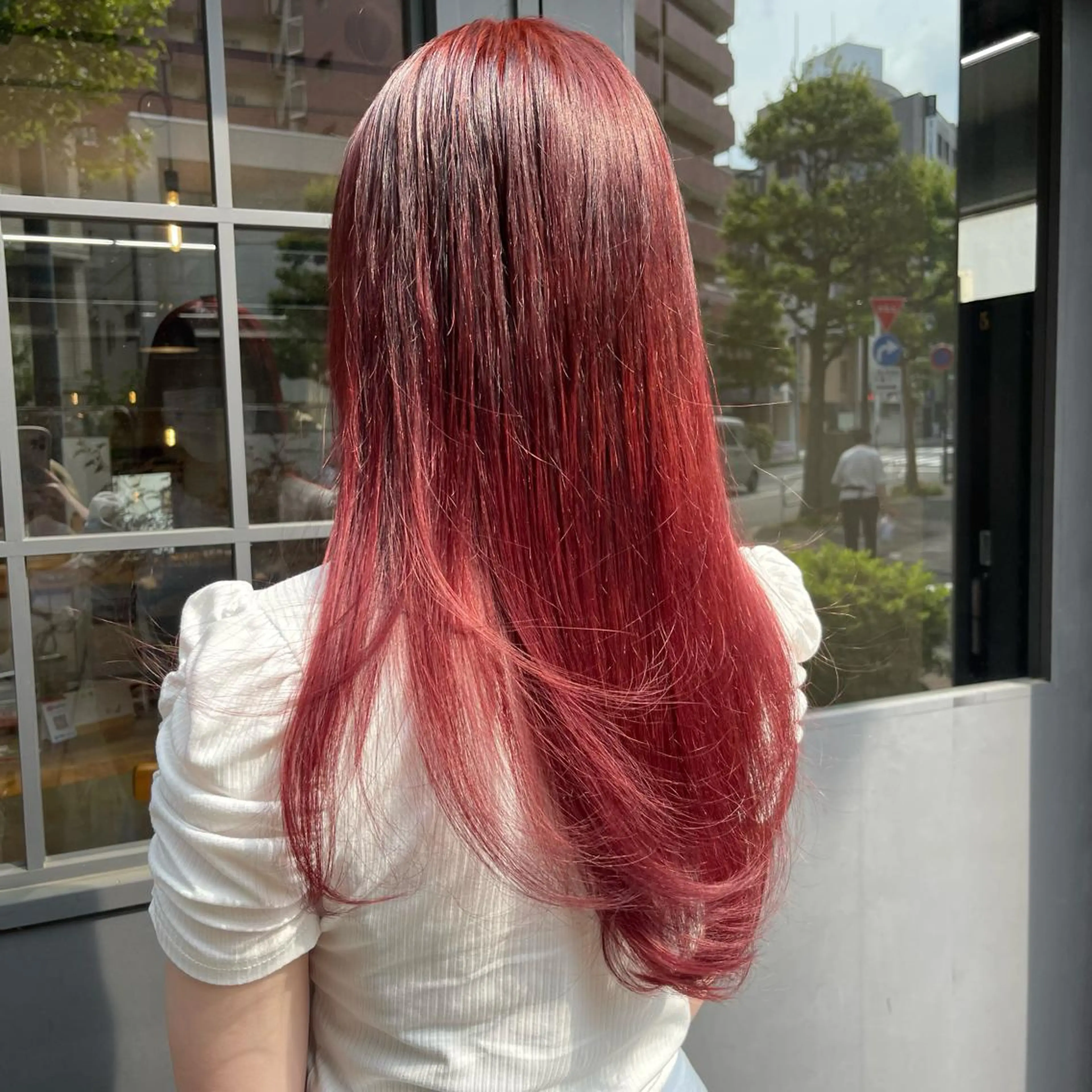 ロング カラー ヘアカラー トリートメント ROCCOeast Rukaのヘアスタイル